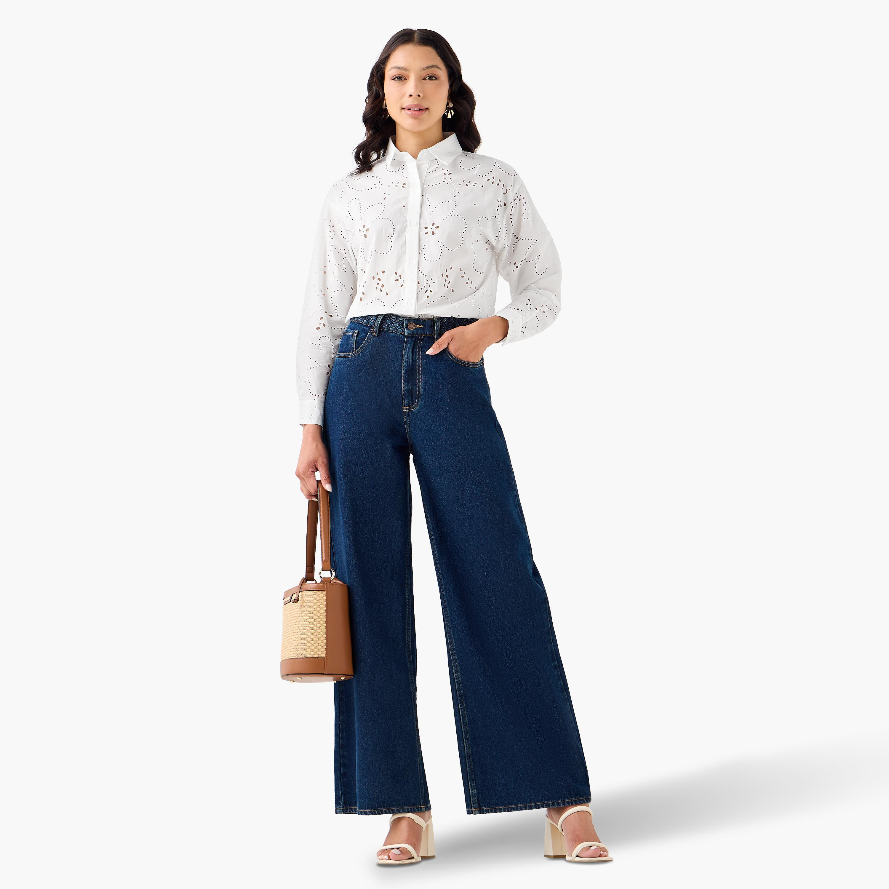 2Xtremz Cotton Shirt with Schiffli Embroidery-women-clothing-shirtsandblouses-shirts-image-7