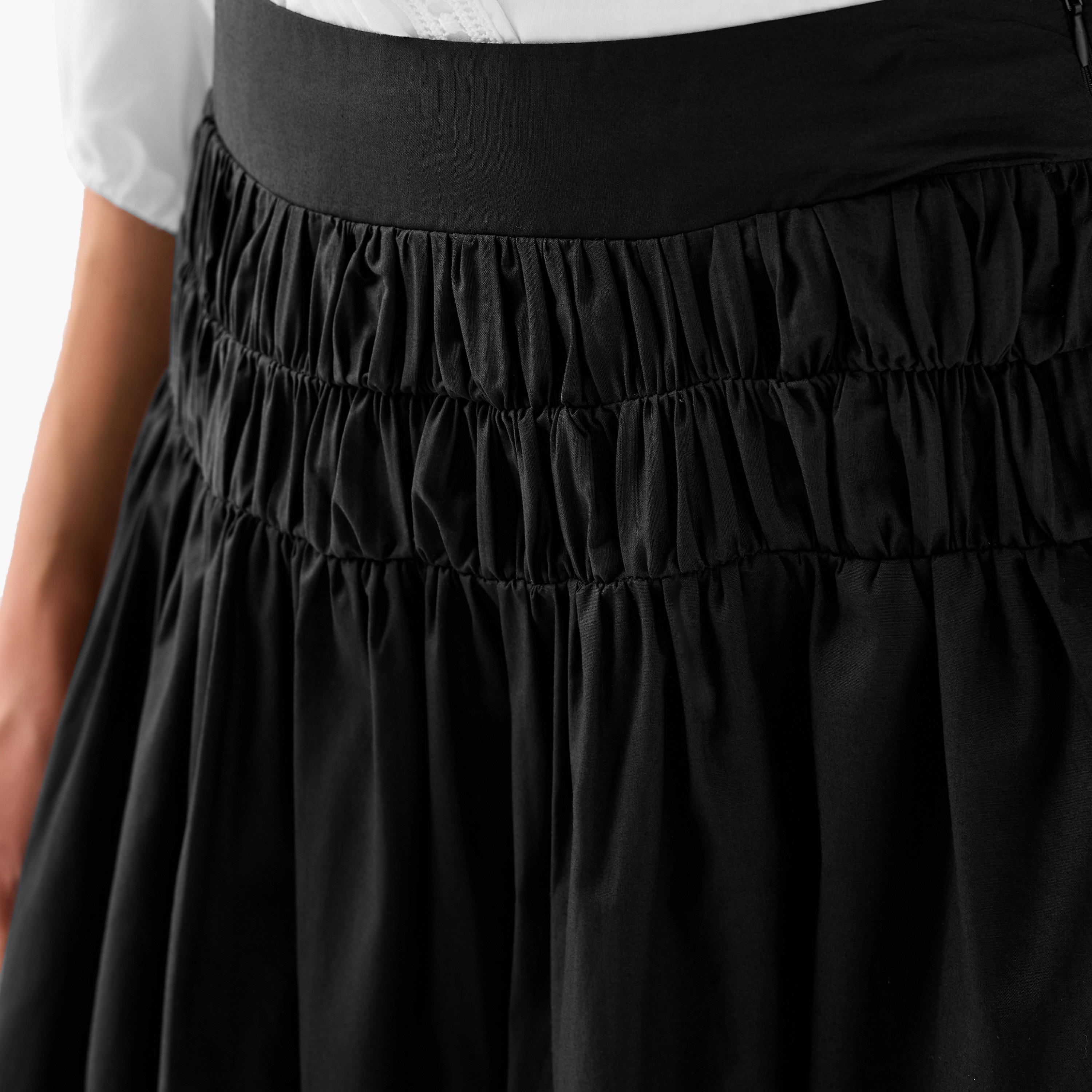 2Xtremz Midi Cotton A-line Skirt with Side Zip-women-clothing-bottoms-skirts-image-6