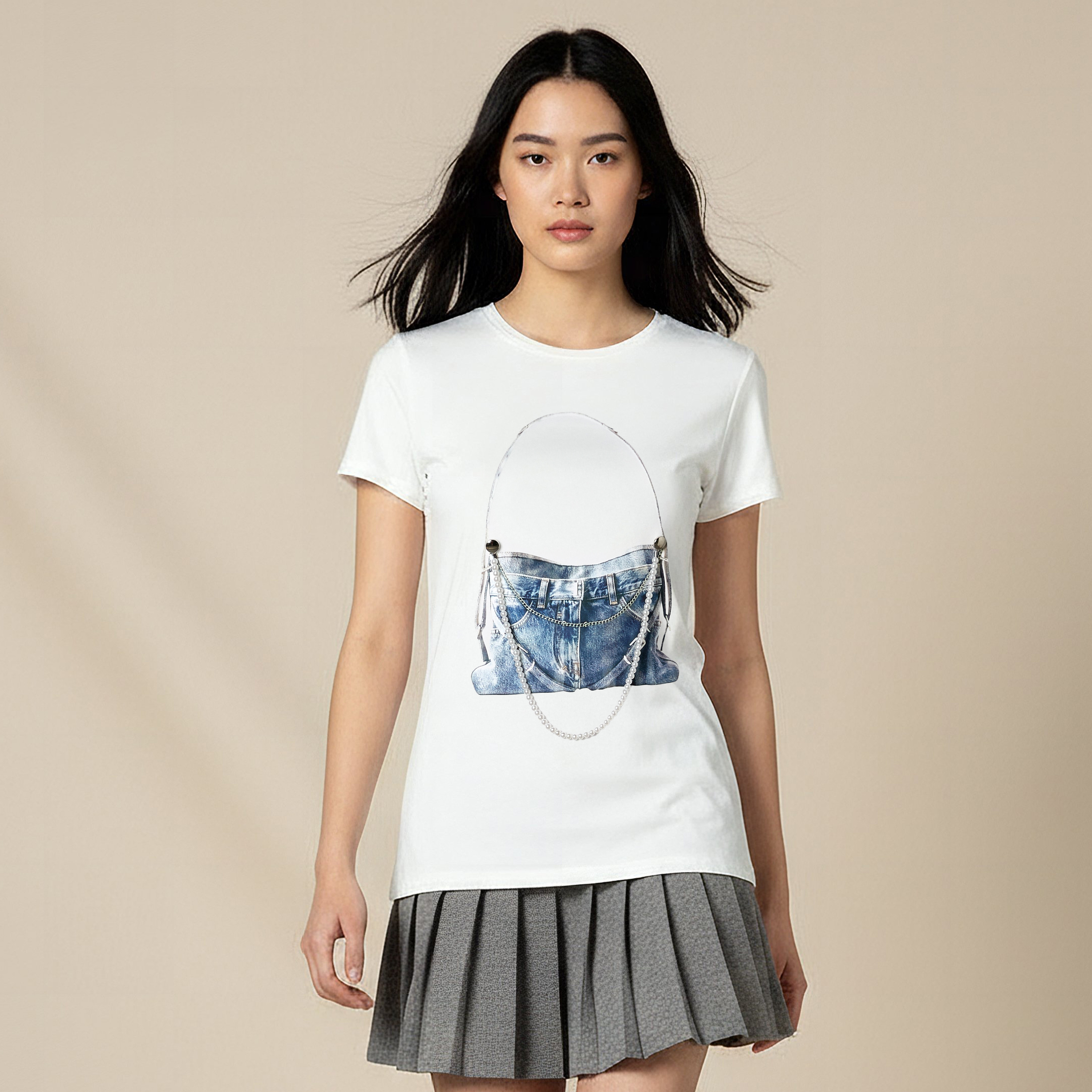 2Xtremz T-shirt with Pearl Embellishment-women-clothing-tshirts-image-1