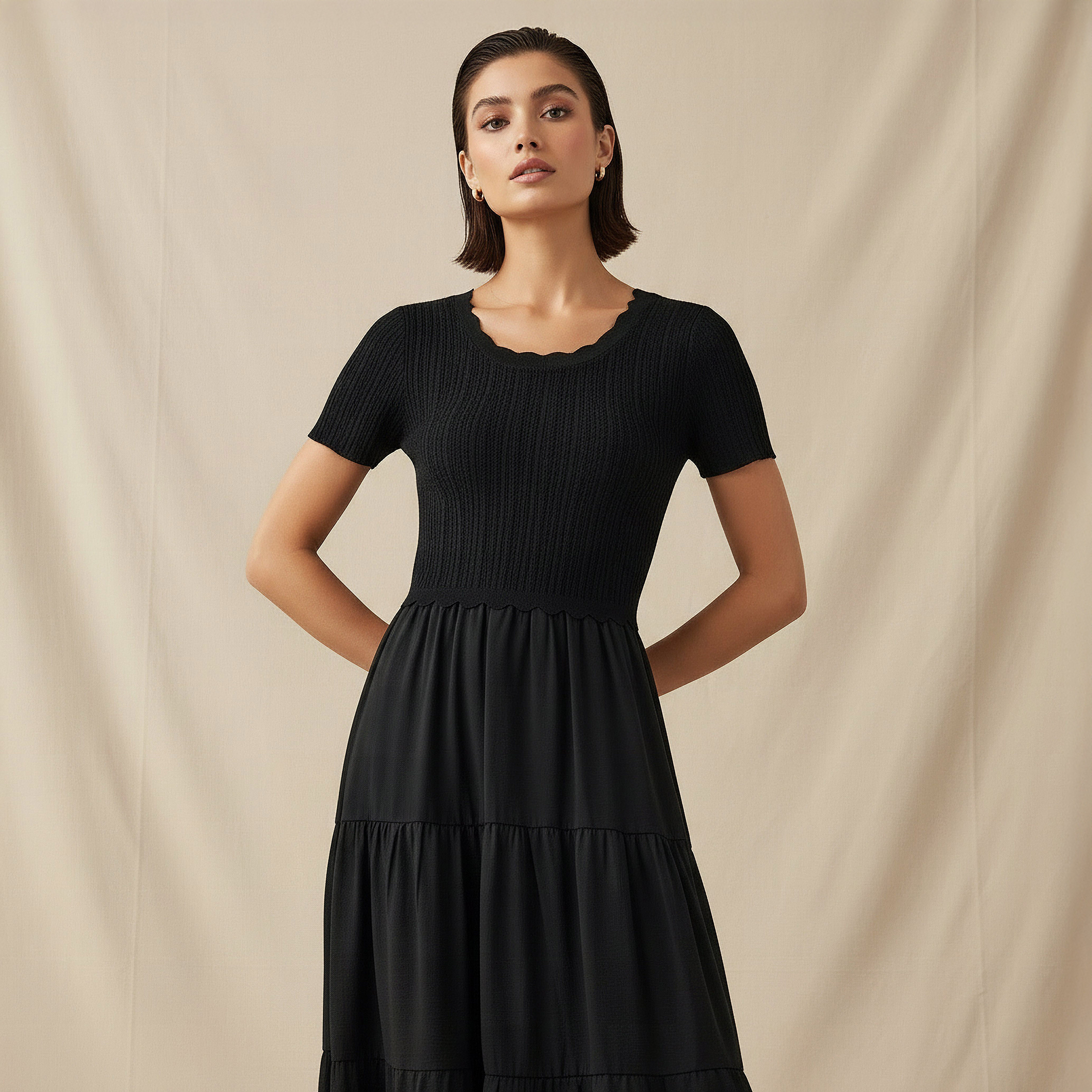 2Xtremz Tiered Midi Dress-women-clothing-dresses-image-2