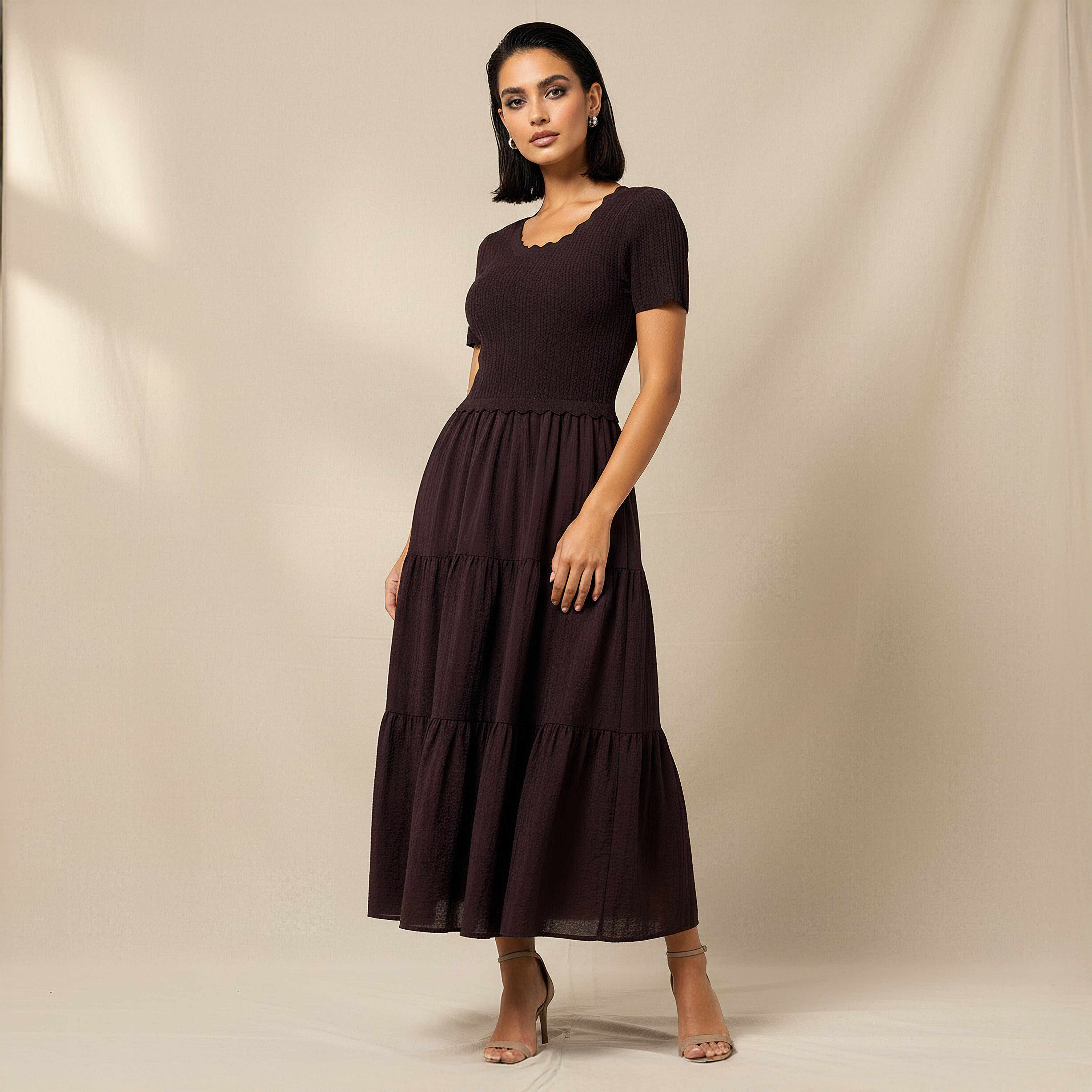 2Xtremz Tiered Midi Dress-women-clothing-dresses-image-1