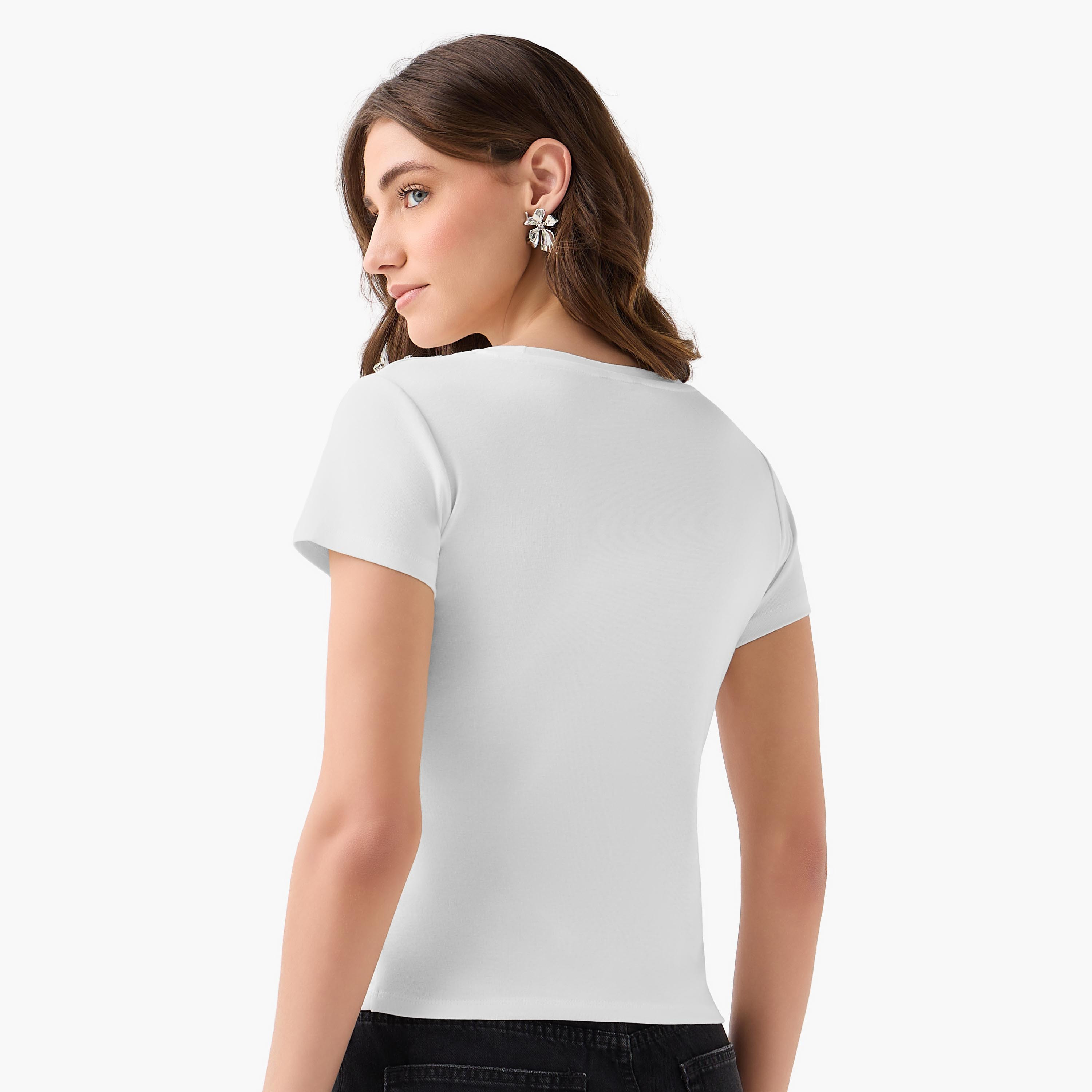 2Xtremz T-shirt with Embellished Detail-women-clothing-tshirts-image-3