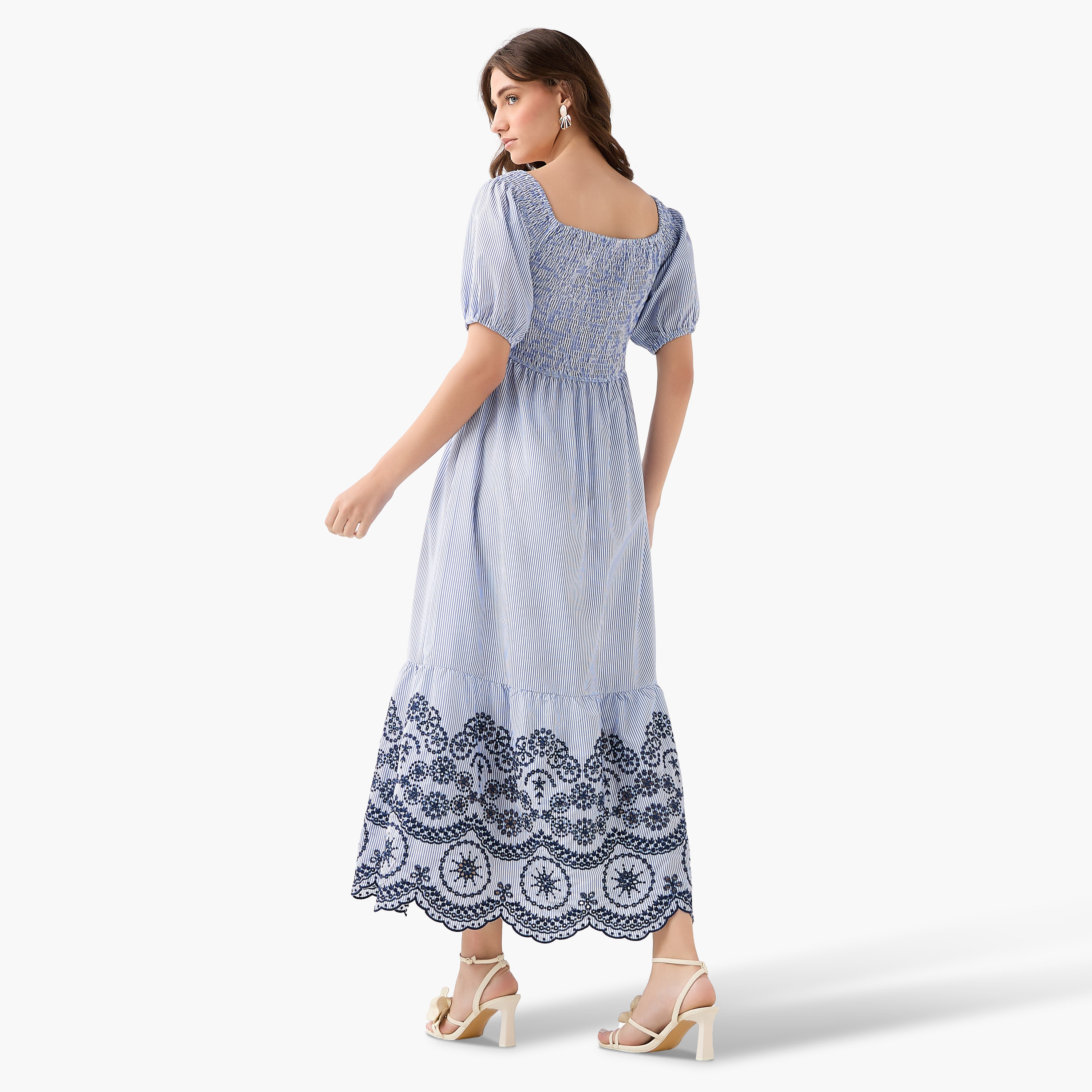 2Xtremz Smocked Midi Dress with Embroidered Hem-women-clothing-dresses-image-6