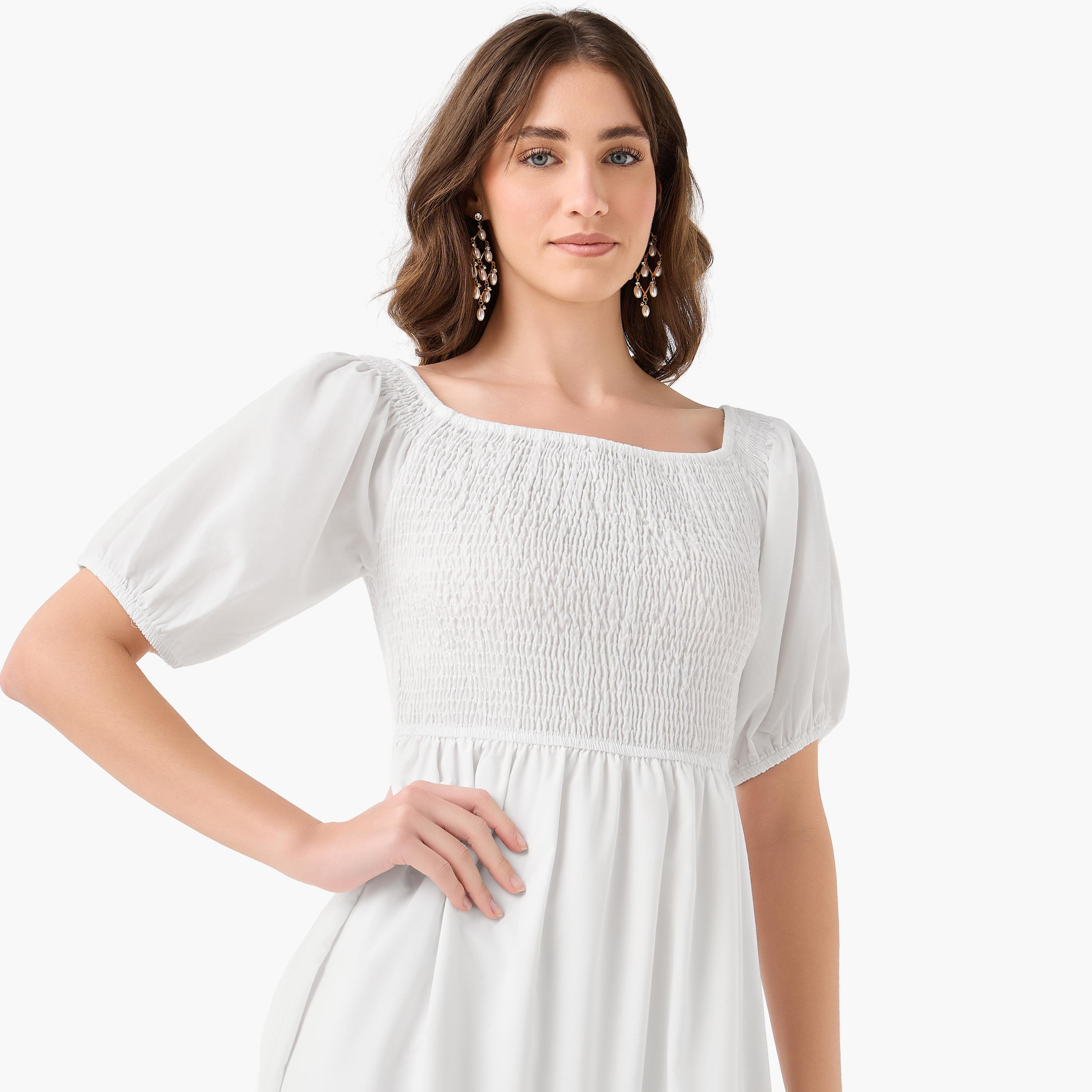 2Xtremz Smocked Midi Dress with Embroidered Hem-women-clothing-dresses-image-6
