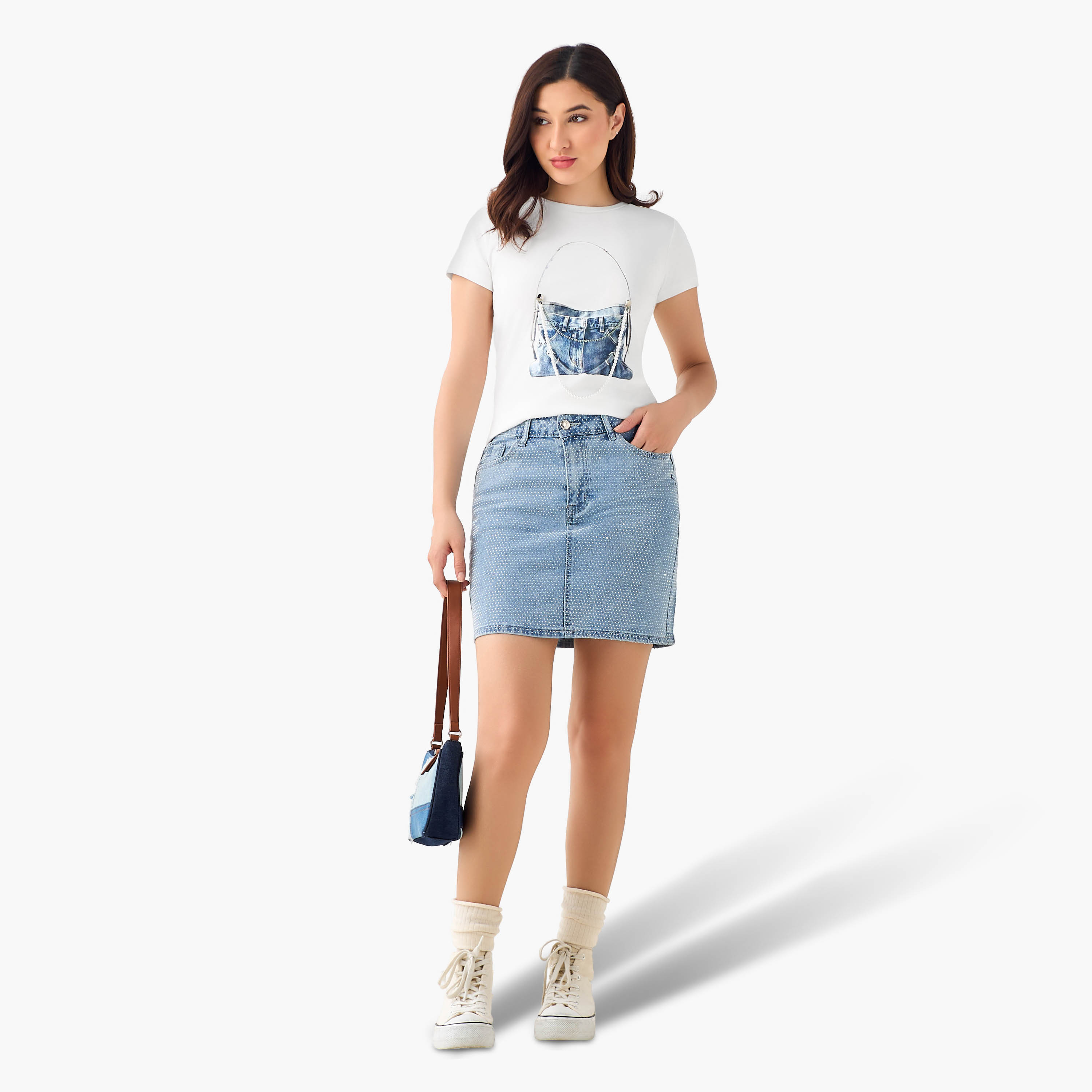 2Xtremz Mini Denim Skirt with Embellished Detail-women-clothing-bottoms-skirts-image-4