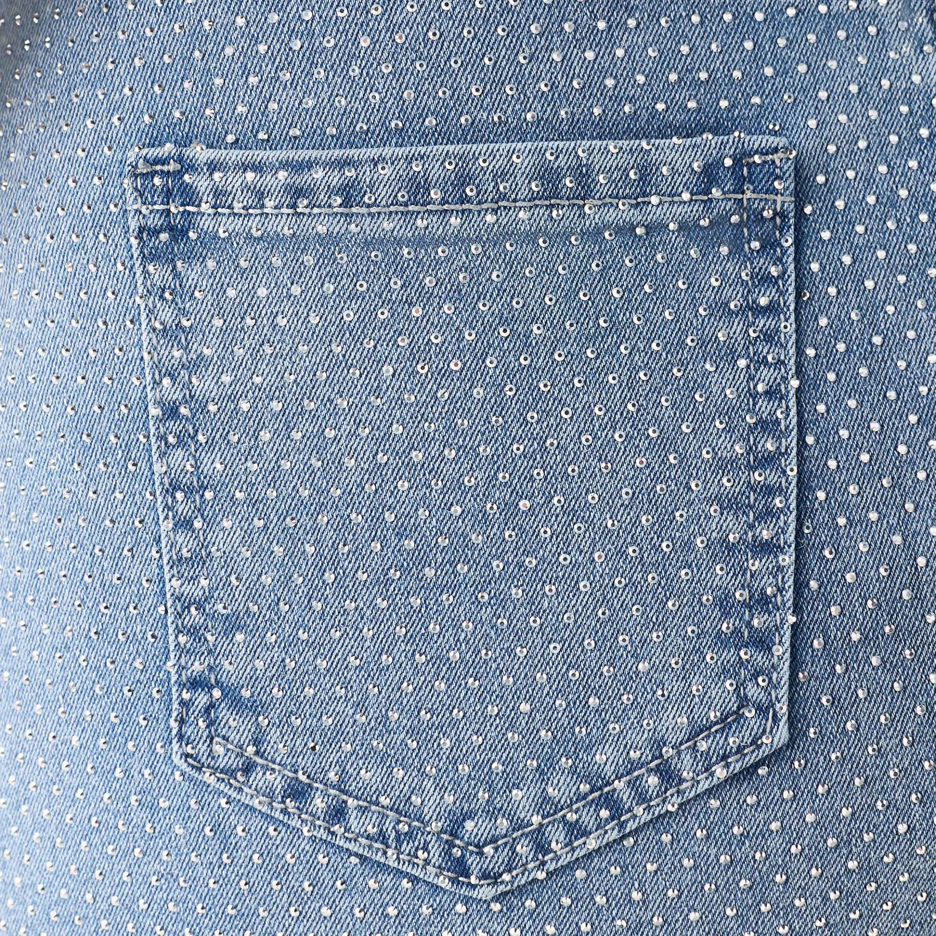 2Xtremz Mini Denim Skirt with Embellished Detail-women-clothing-bottoms-skirts-image-6