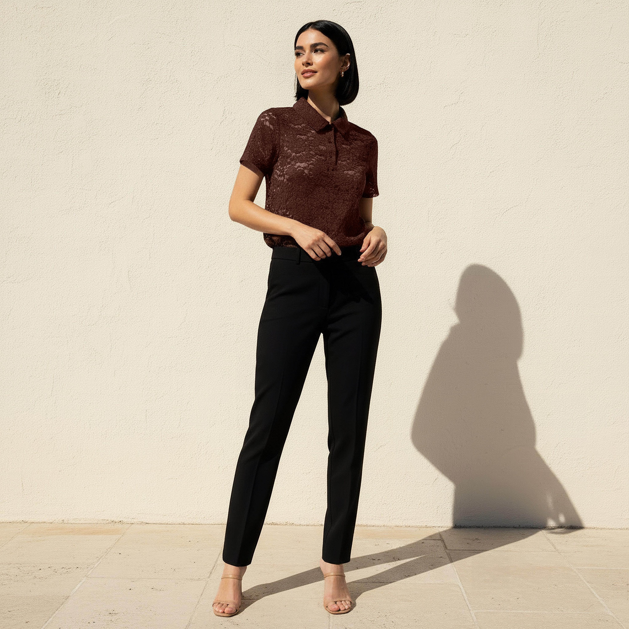 تيشيرت بتصميم دانتيل من تو إكستريمز-women-clothing-tshirts-image-3