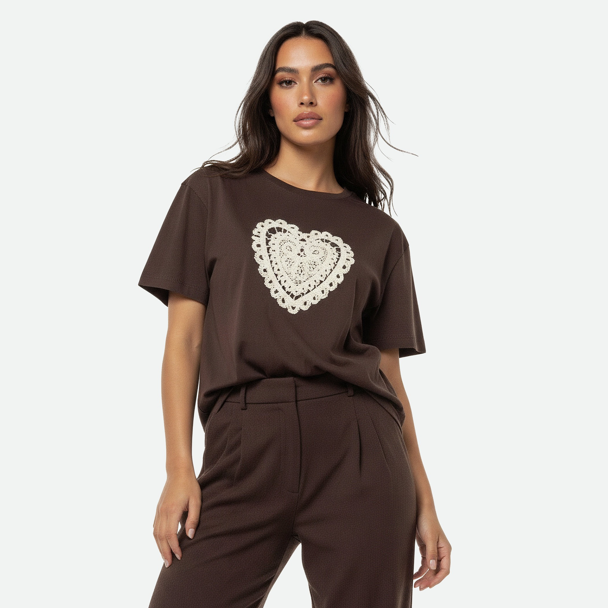 2Xtremz Regular Fit Cotton T-shirt with Crochet Detail-women-clothing-tshirts-image-5