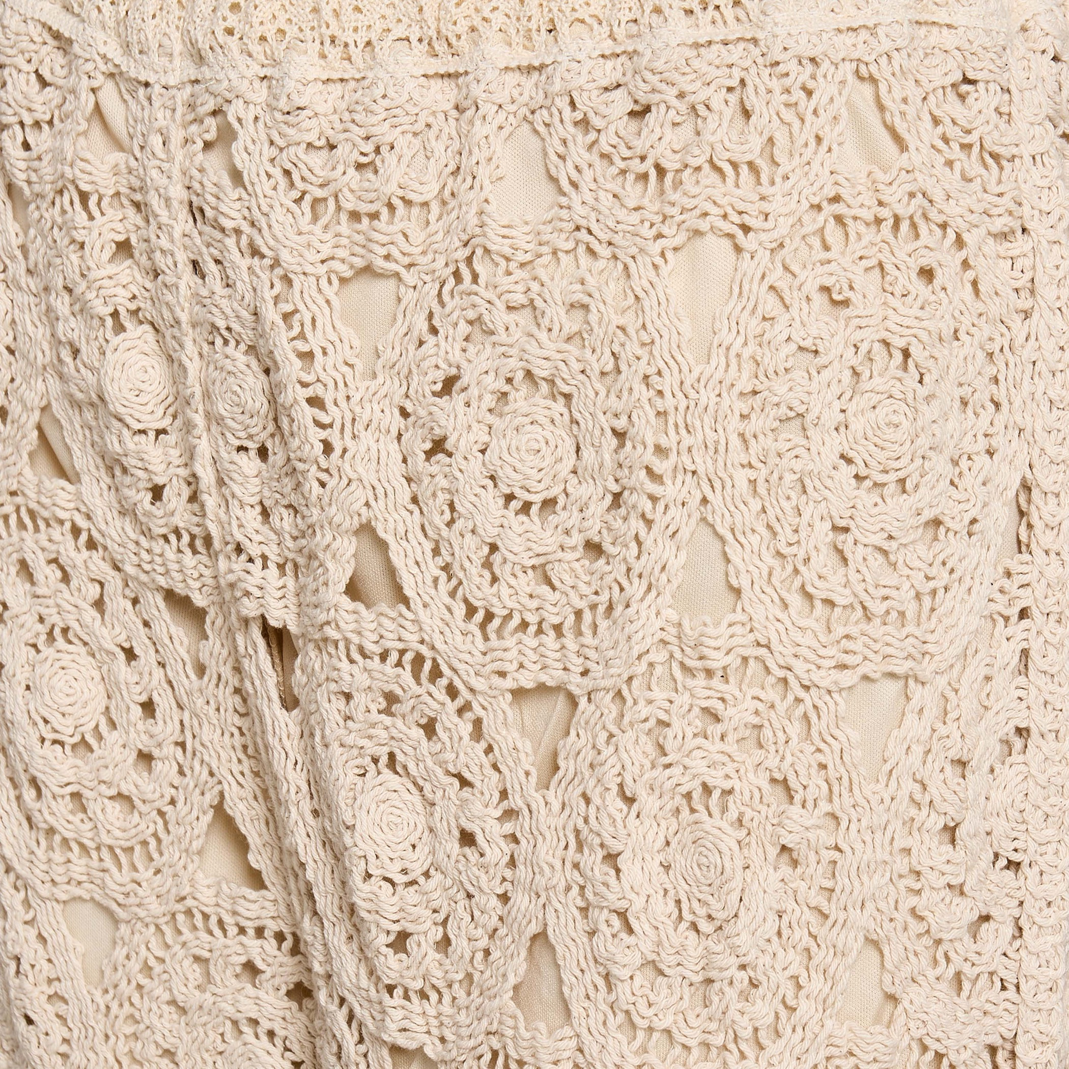 2Xtremz Flare Fit High-Rise Crochet Lace Detail Pants-women-clothing-bottoms-trousers-image-2
