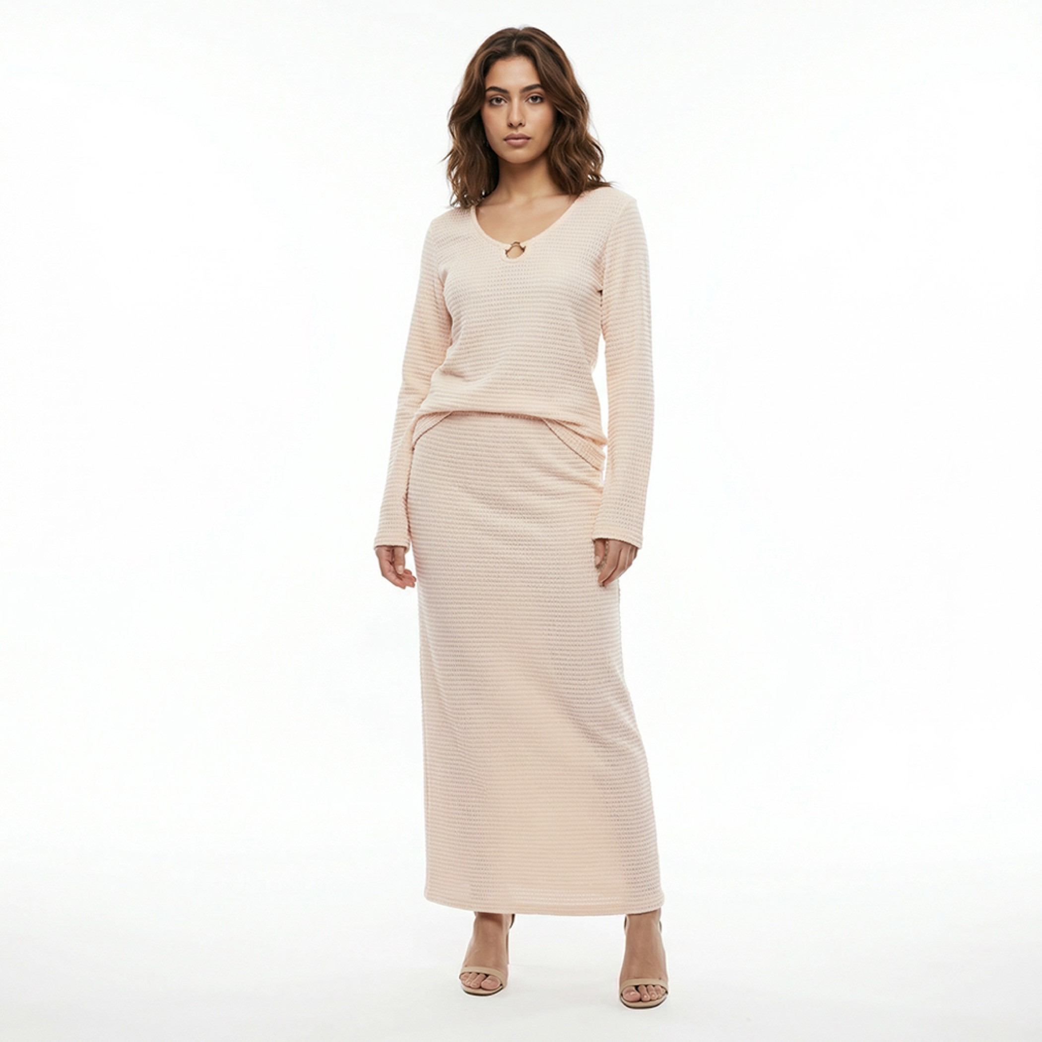 2Xtremz Regular Fit Top with Textured Detail-women-clothing-coordsets-image-3