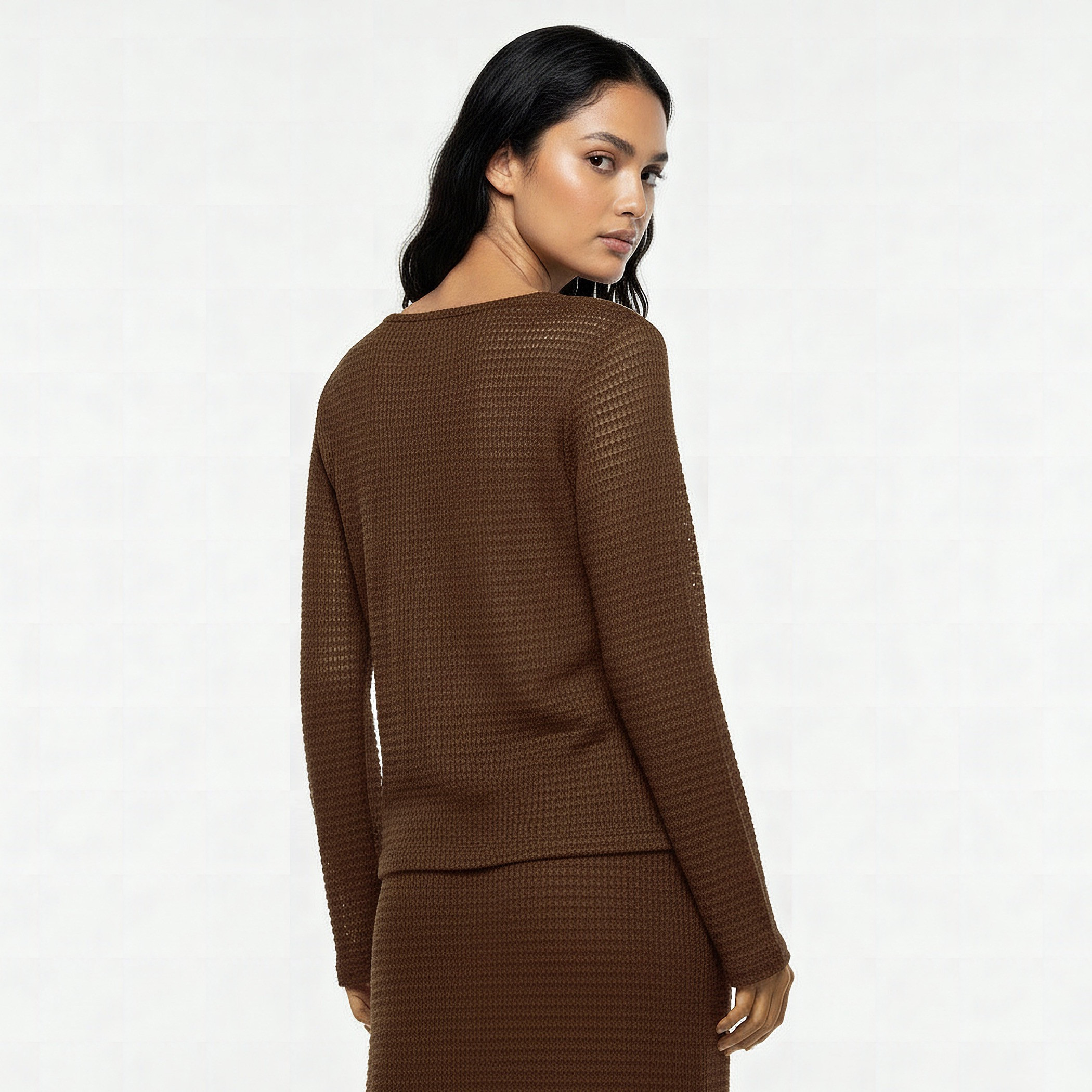 بلوزة بارزة الملمس بقصّة عادية من تو إكستريمز-women-clothing-shirtsandblouses-blouses-image-4