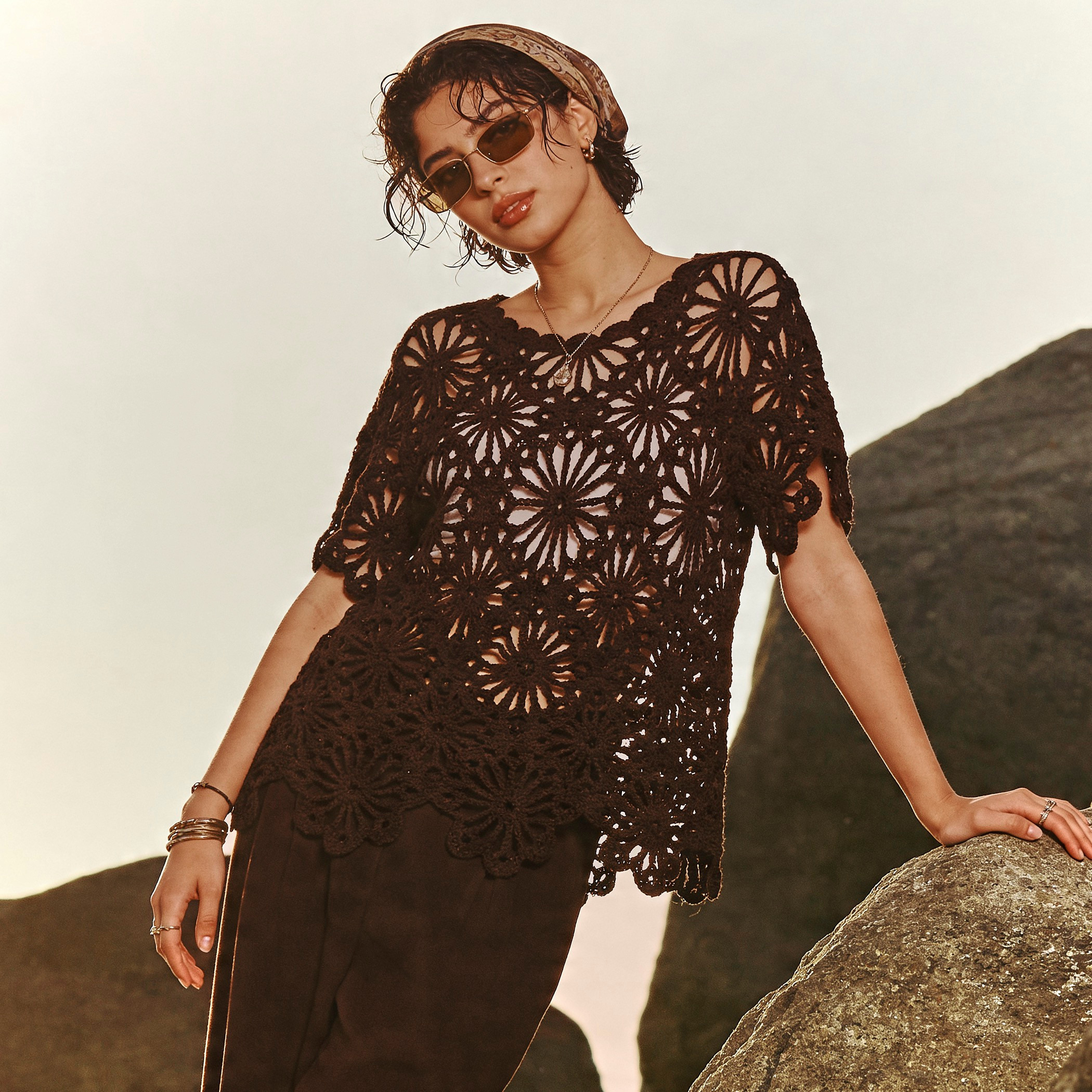 2Xtremz Woven Crochet Top with Sequin Detail-women-clothing-shirtsandblouses-blouses-image-1