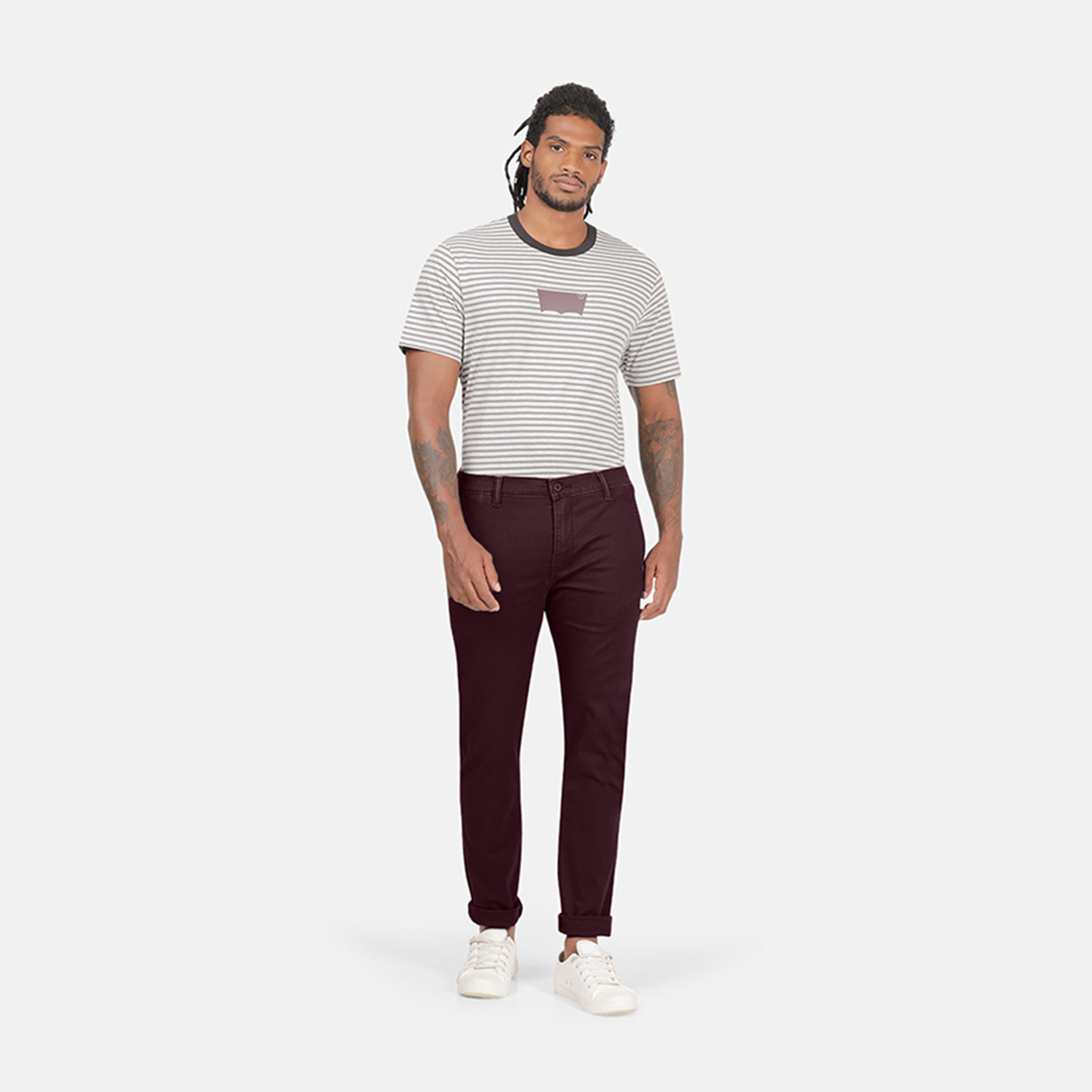 Levi's Men's Tapered Fit Stretchable Mid-Rise Chinos-men-clothing-bottoms-trousersandchinos-chinos-image-2