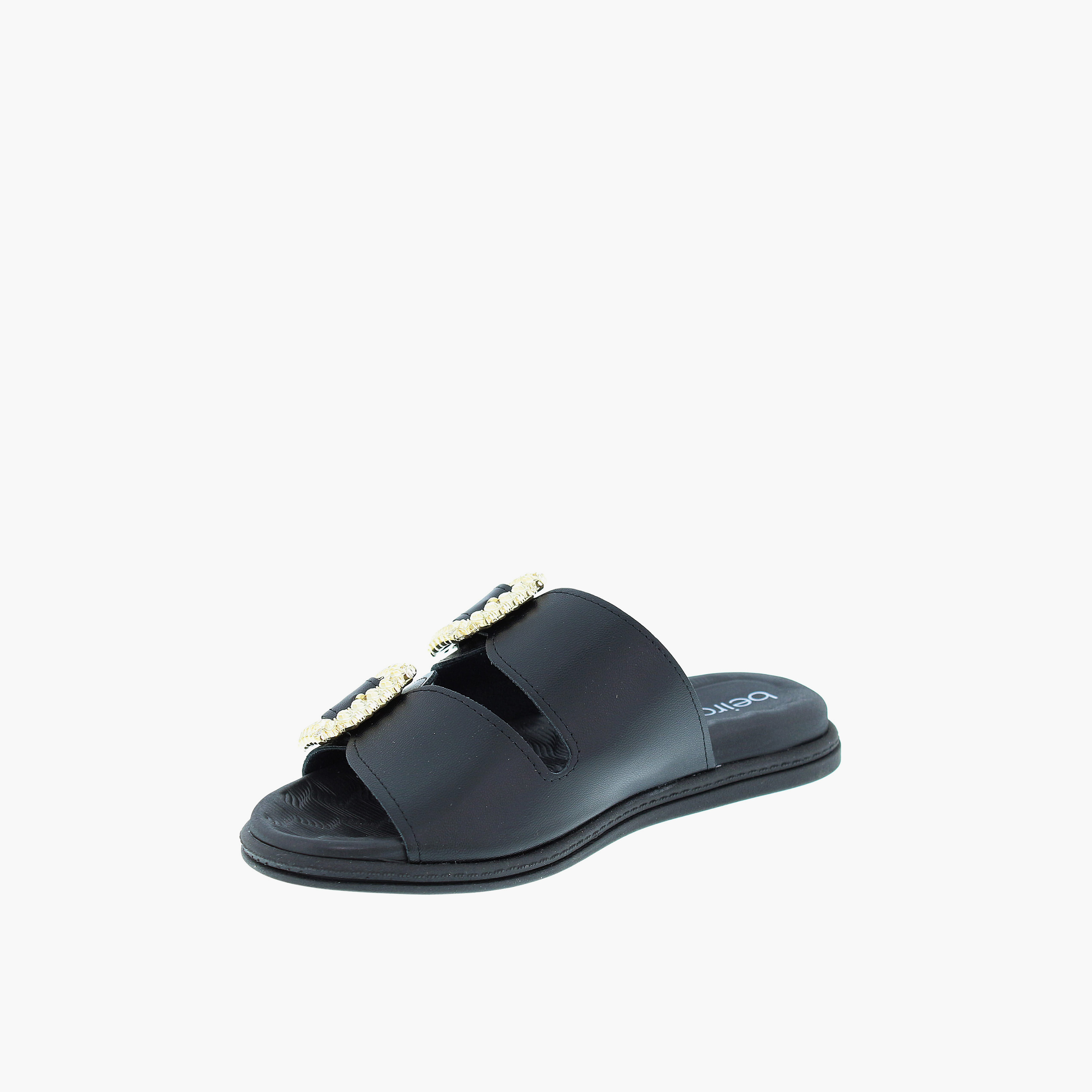 Beira Rio by Geoomnii  Women's Slip On Yannick0125 Slide Sandals | 8528-202-9569-15745      -women-shoes-sandals-flats-image-3