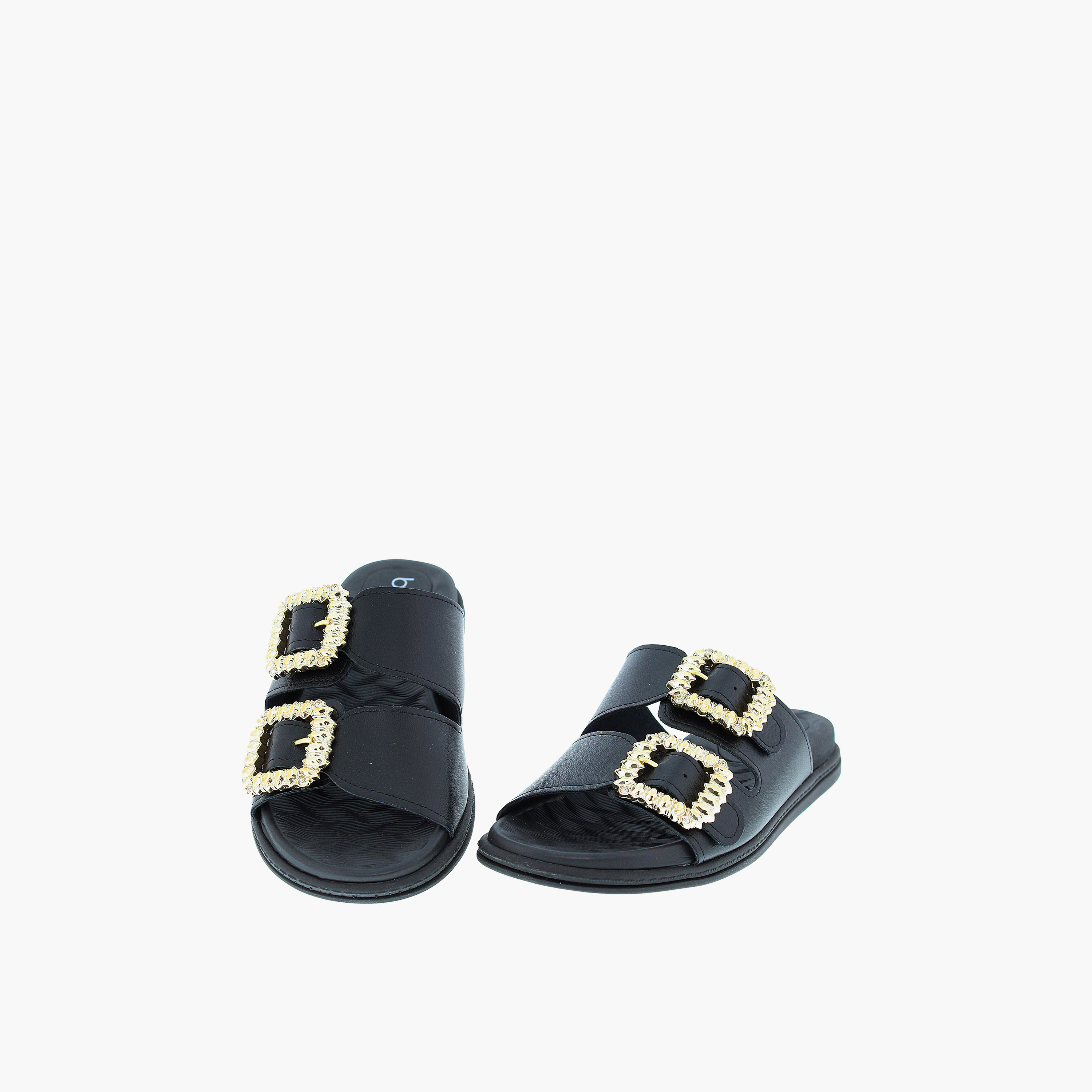 Beira Rio by Geoomnii  Women's Slip On Yannick0125 Slide Sandals | 8528-202-9569-15745      -women-shoes-sandals-flats-image-4
