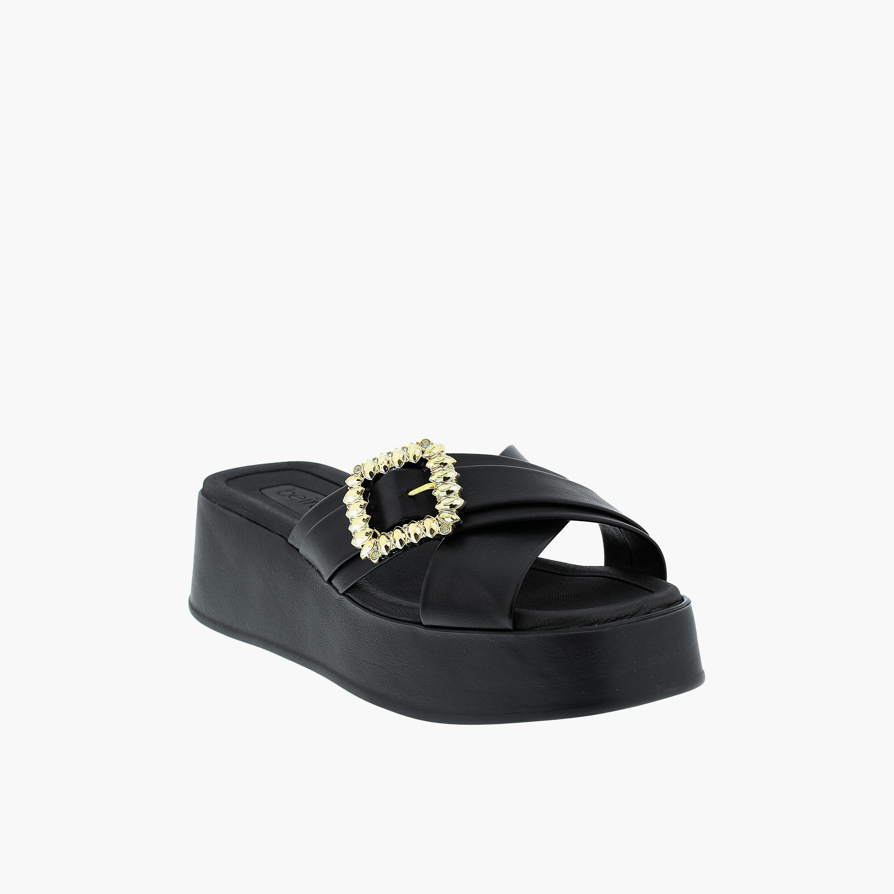 بييرا ريو - حذاء نسائي سهل الارتداء بكعب إسفيني | 8530-101-9569-15745-women-shoes-heels-image-1