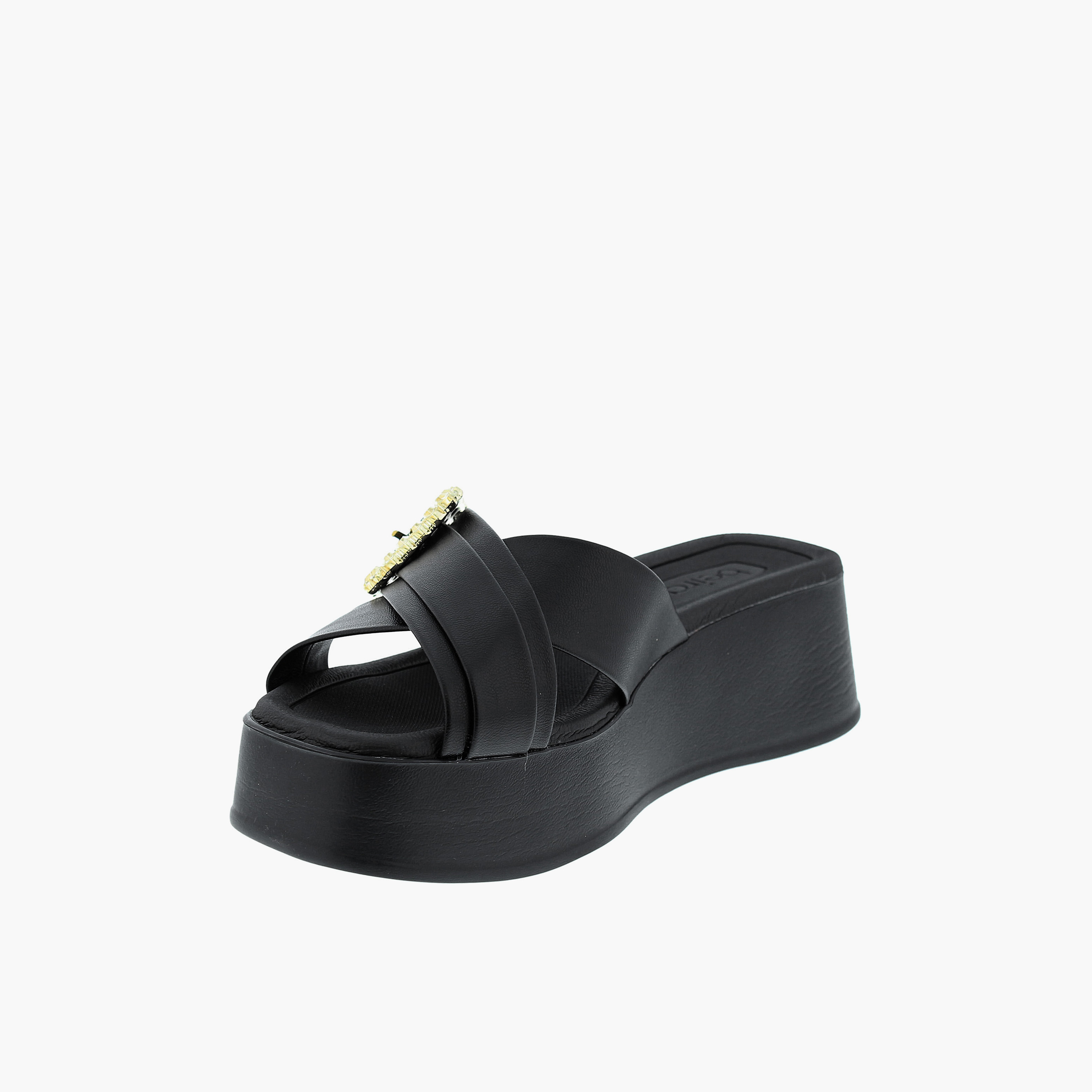 Beira Rio by Geoomnii  Women's Slip On Wedges | 8530-101-9569-15745        -women-shoes-heels-image-2