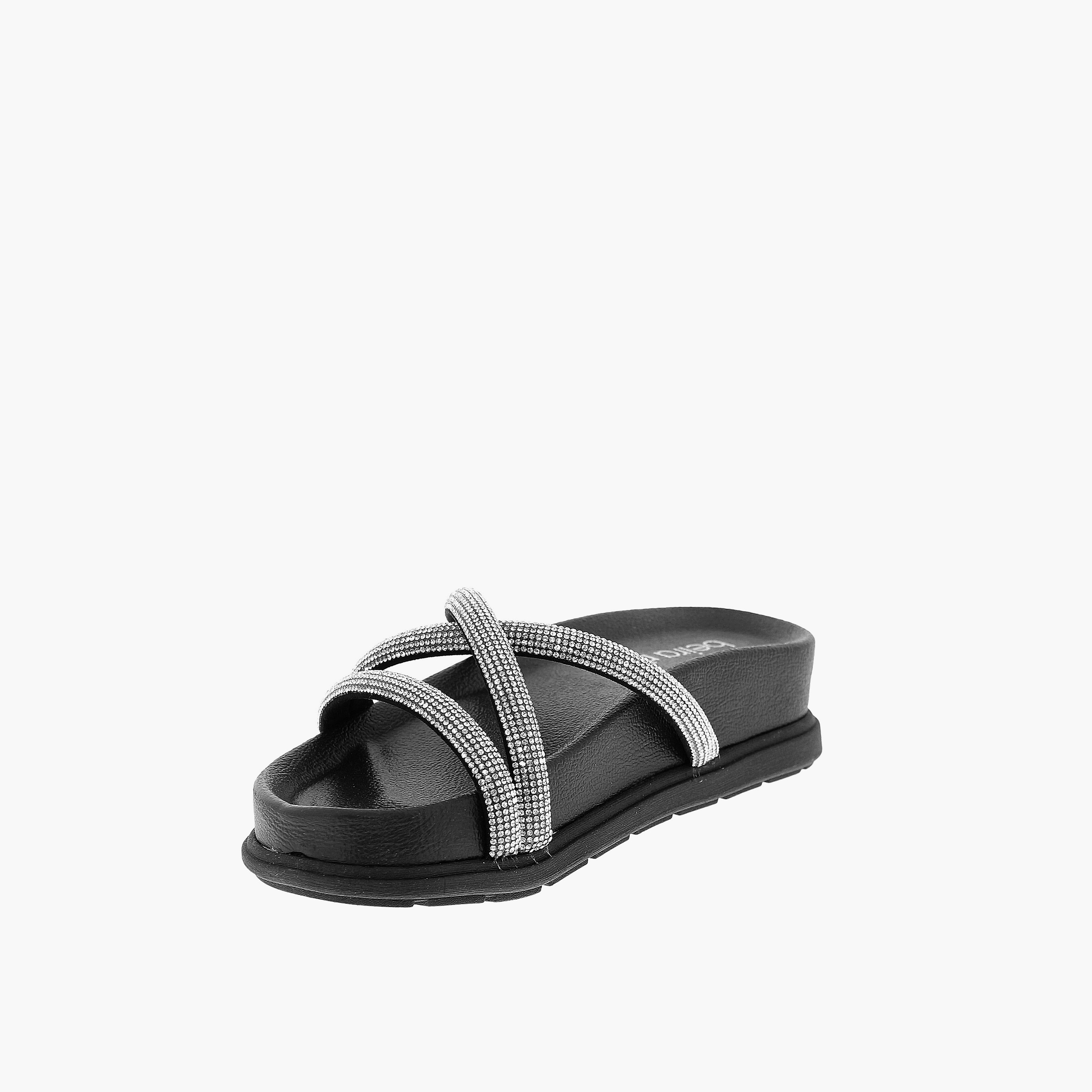 Beira Rio by Geoomnii  Women's Slip On Qaenn Slide Sandals | 8534-103-7551-32534      -women-shoes-sandals-flats-image-3