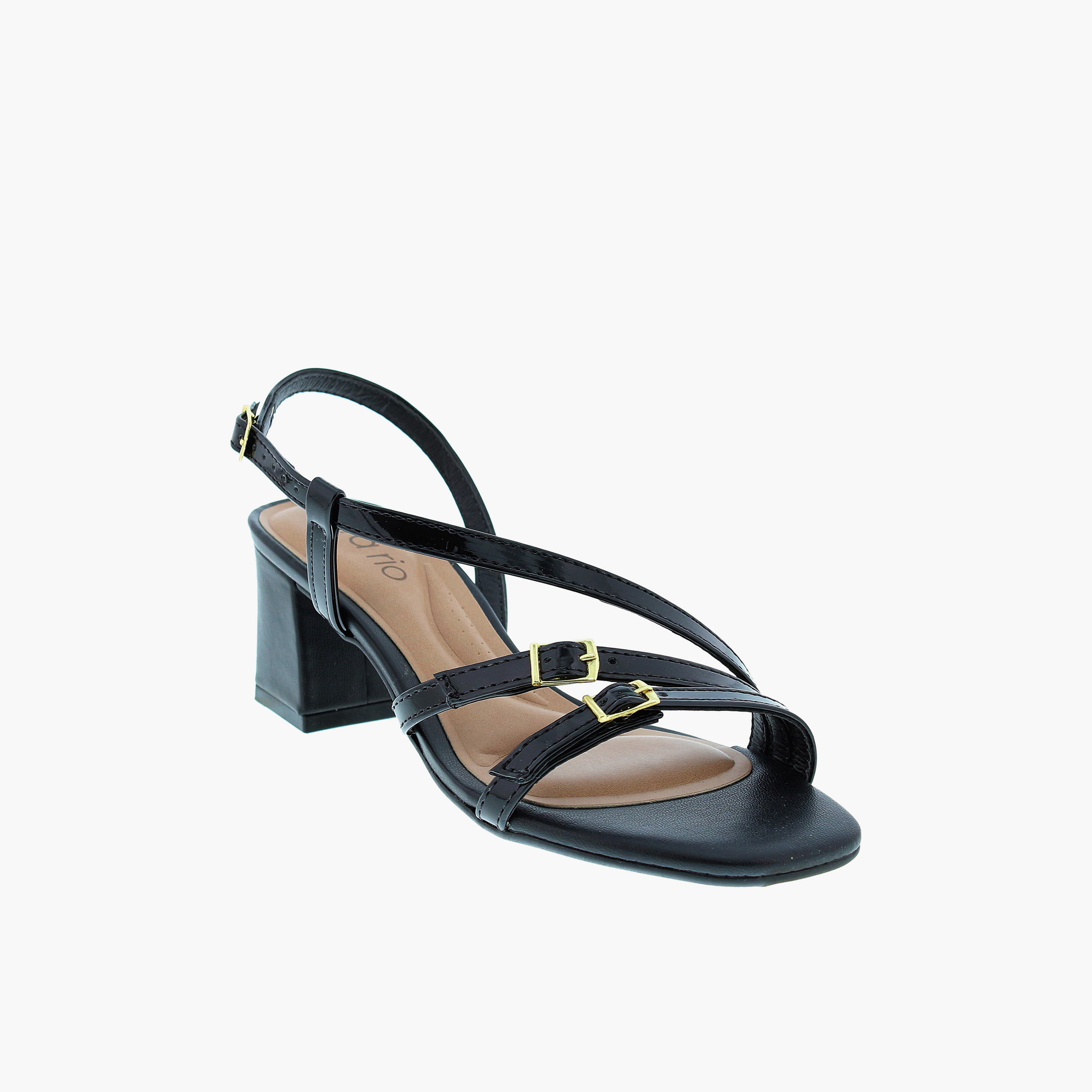 بييرا ريو - حذاء نسائي بكعب عريض وإبزيم للإغلاق | 8536-103-14461-15745-women-shoes-sandals-heeled-image-1