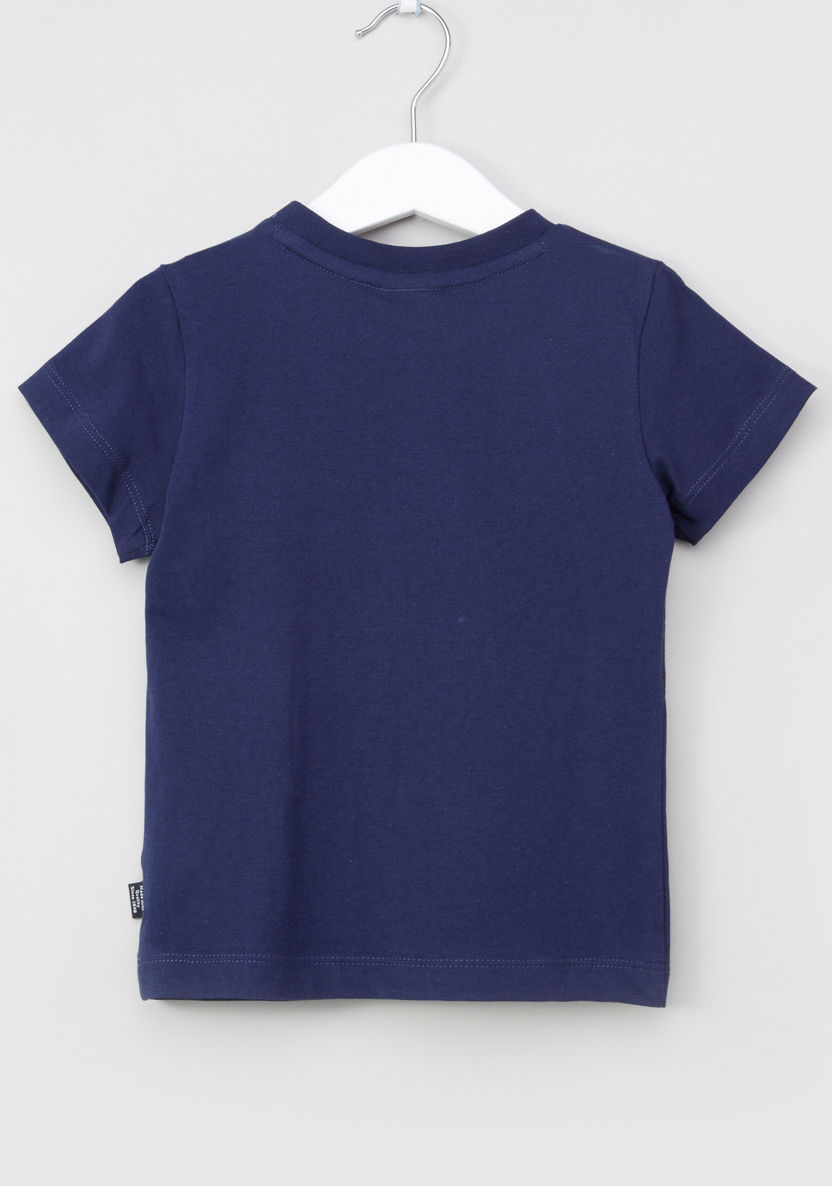 PUMA Minicats Printed T-shirt and Shorts Set-Clothes Sets-image-3