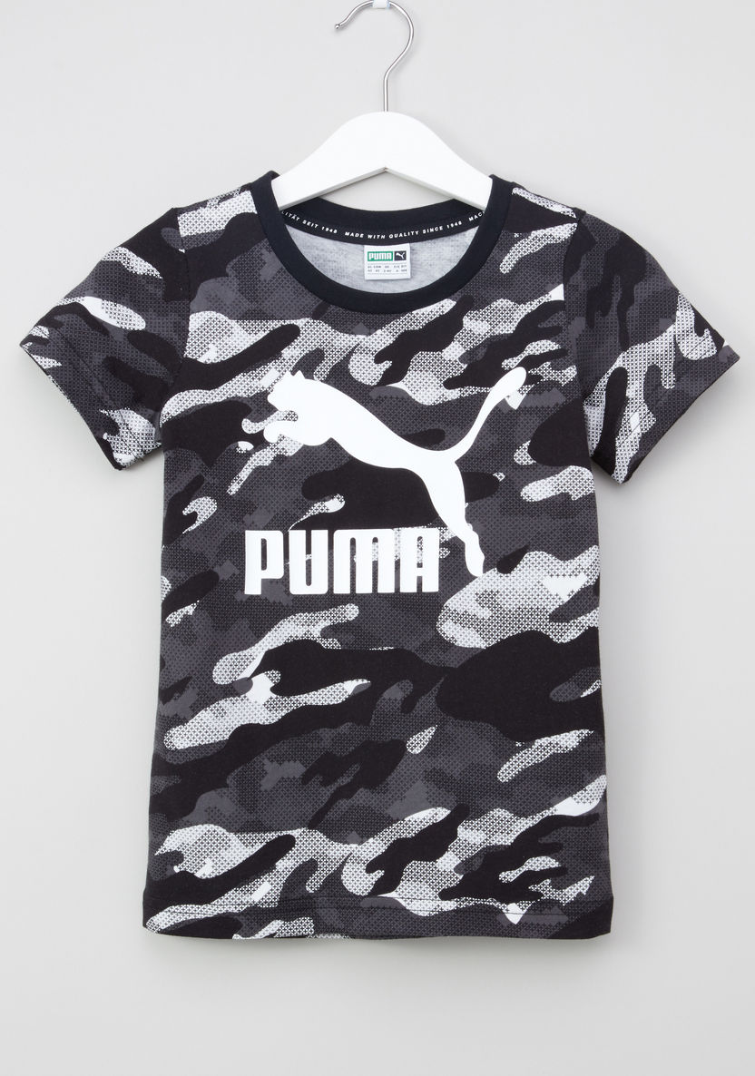 PUMA Classic Printed T-shirt-Tops-image-0