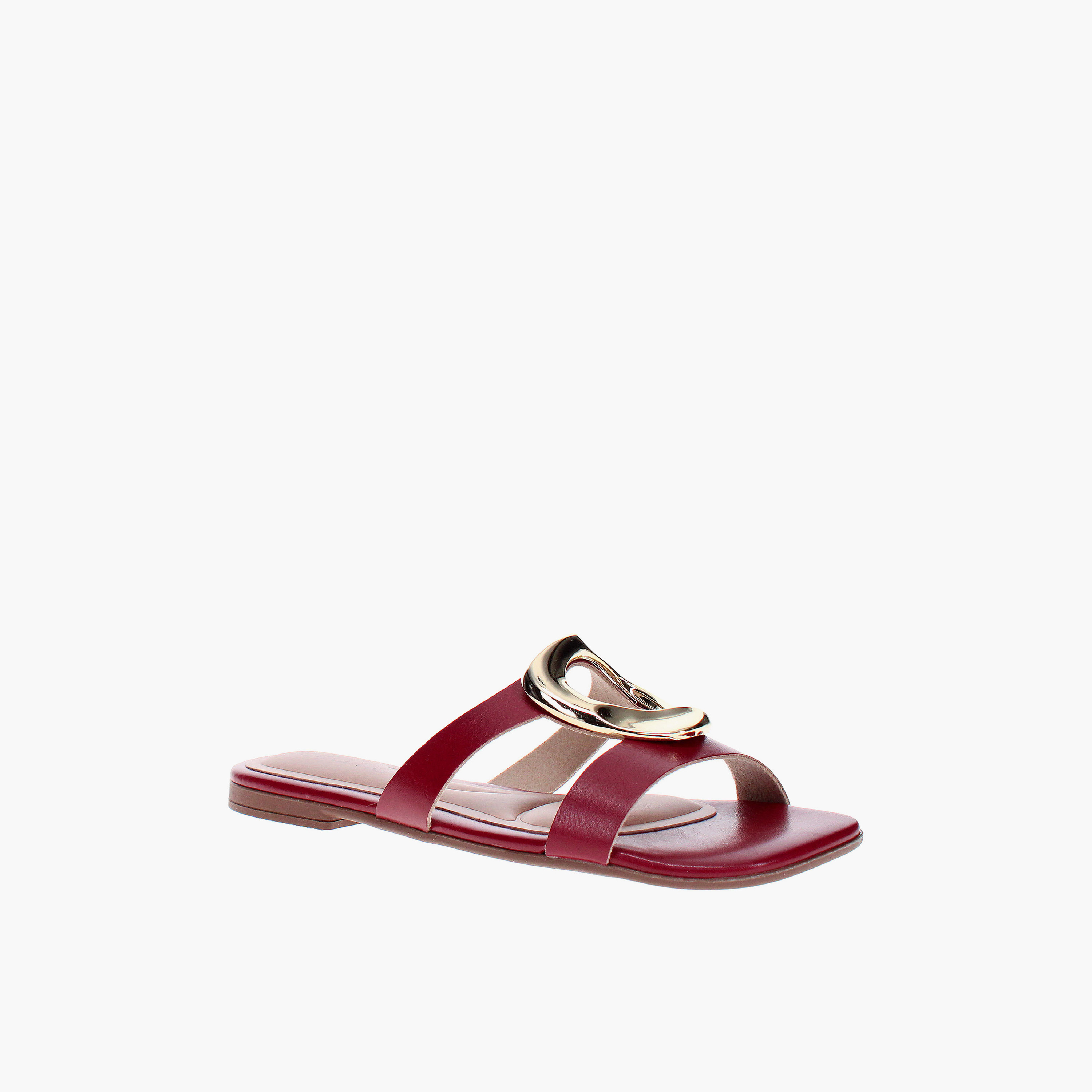 Beira Rio by Geoomnii  Womens Slip-On Nadine1 Flat Slides | 8560-101-30277-103102       -women-shoes-sandals-flats-image-1
