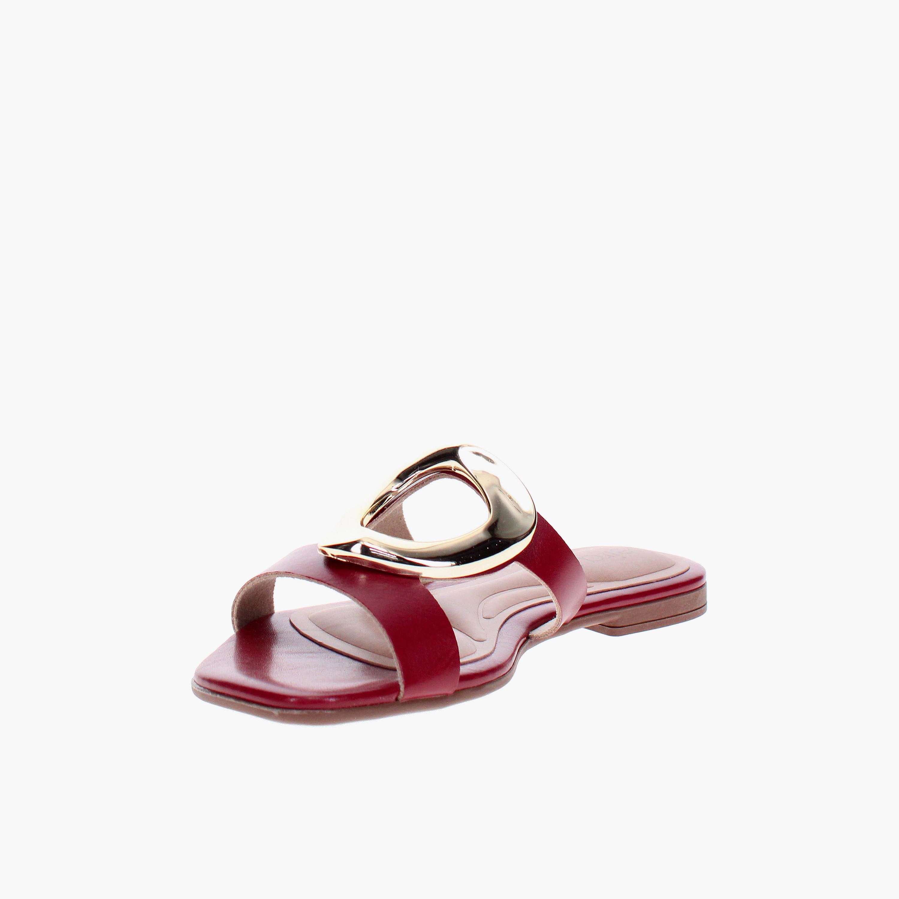Beira Rio by Geoomnii  Womens Slip-On Nadine1 Flat Slides | 8560-101-30277-103102       -women-shoes-sandals-flats-image-2