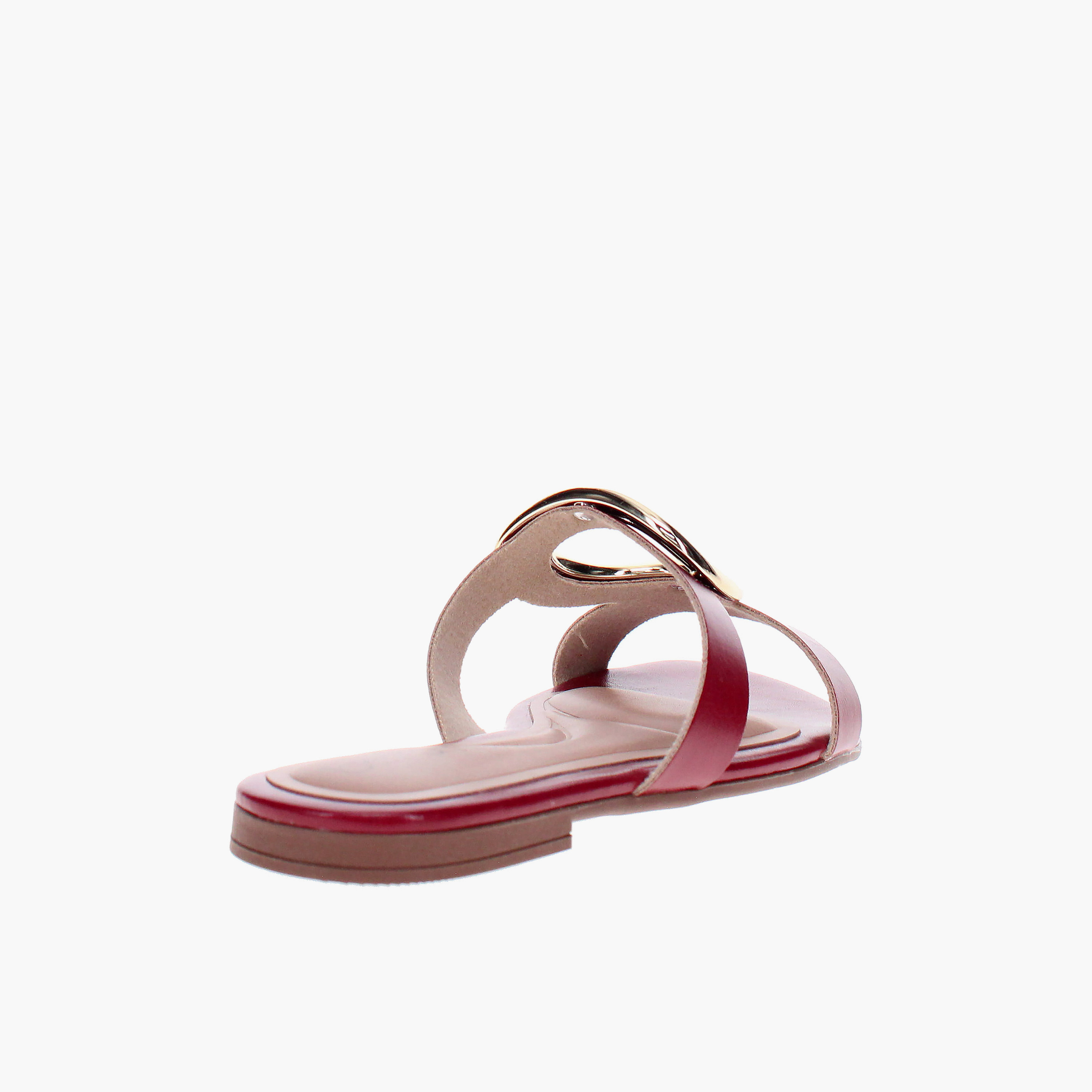 Beira Rio by Geoomnii  Womens Slip-On Nadine1 Flat Slides | 8560-101-30277-103102       -women-shoes-sandals-flats-image-3