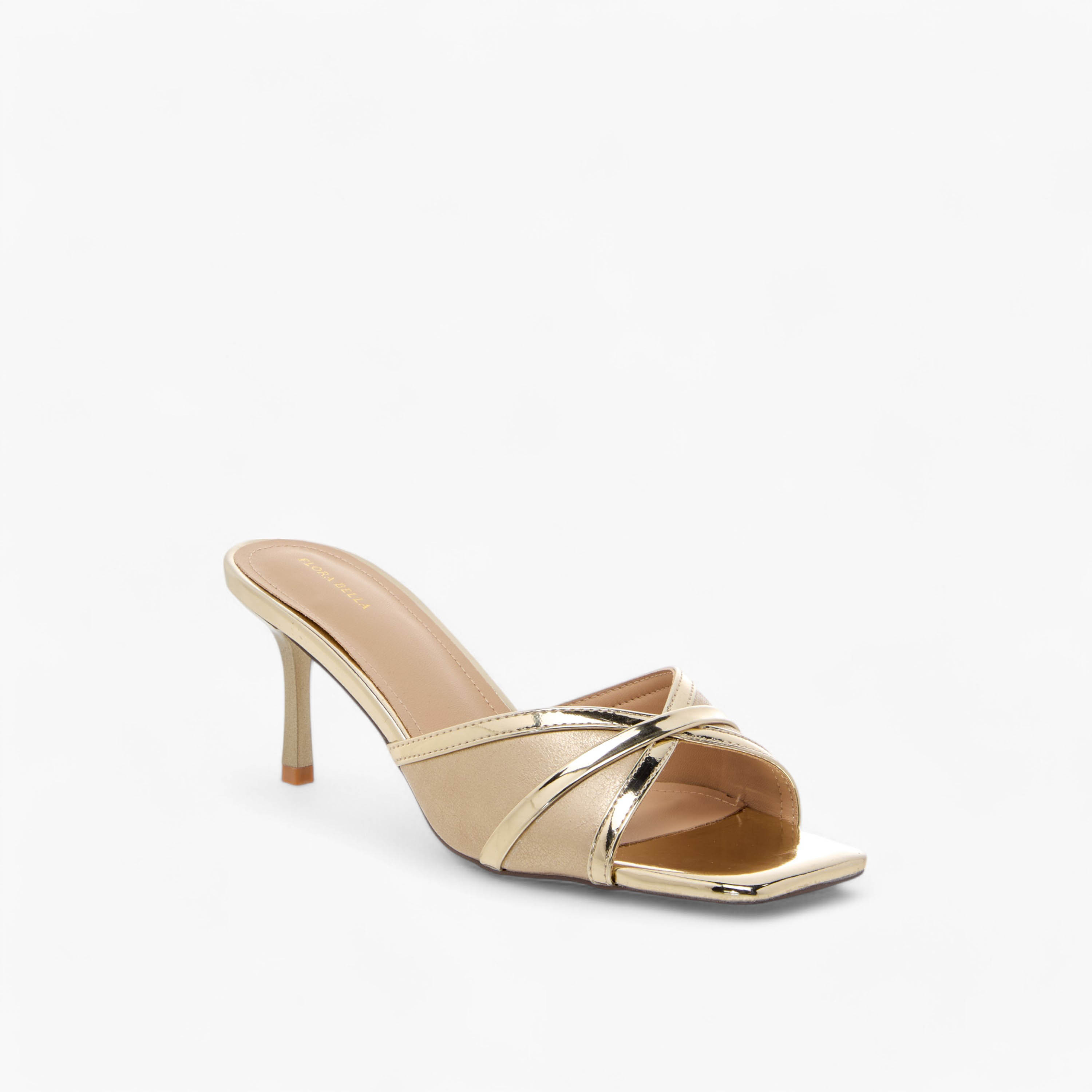 صندل ميتاليك سهل الارتداء بكعب ستيليتو من فلورا بيلا-women-shoes-sandals-heeled-image-2