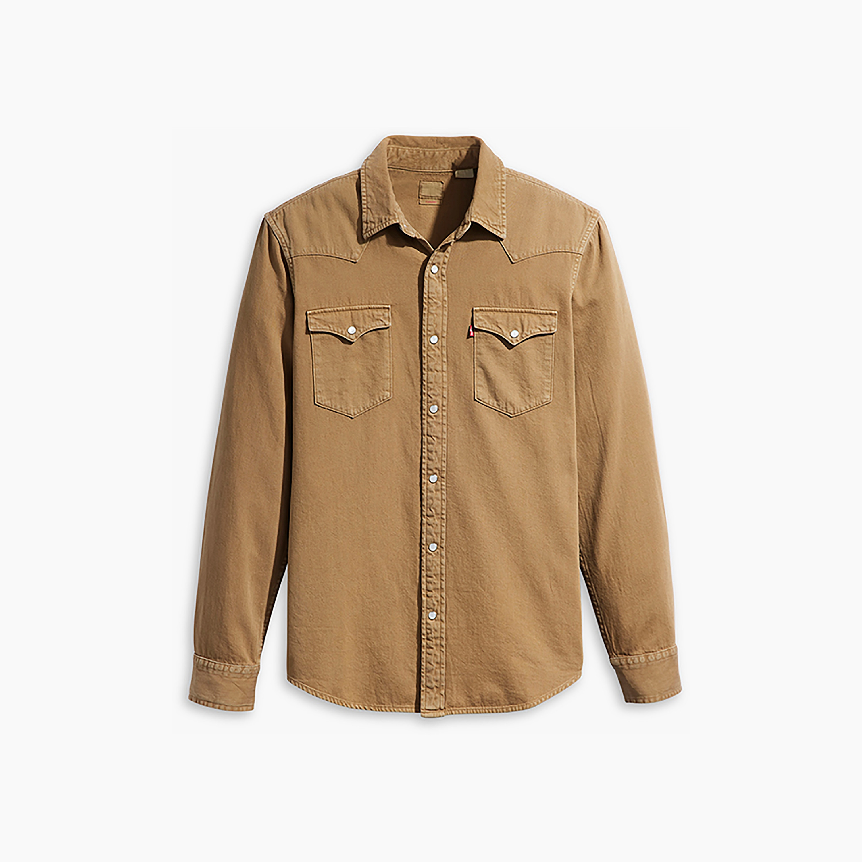 Levi's Plain Point Collar Long Sleeves Casual Shirt-men-clothing-shirts-image-2
