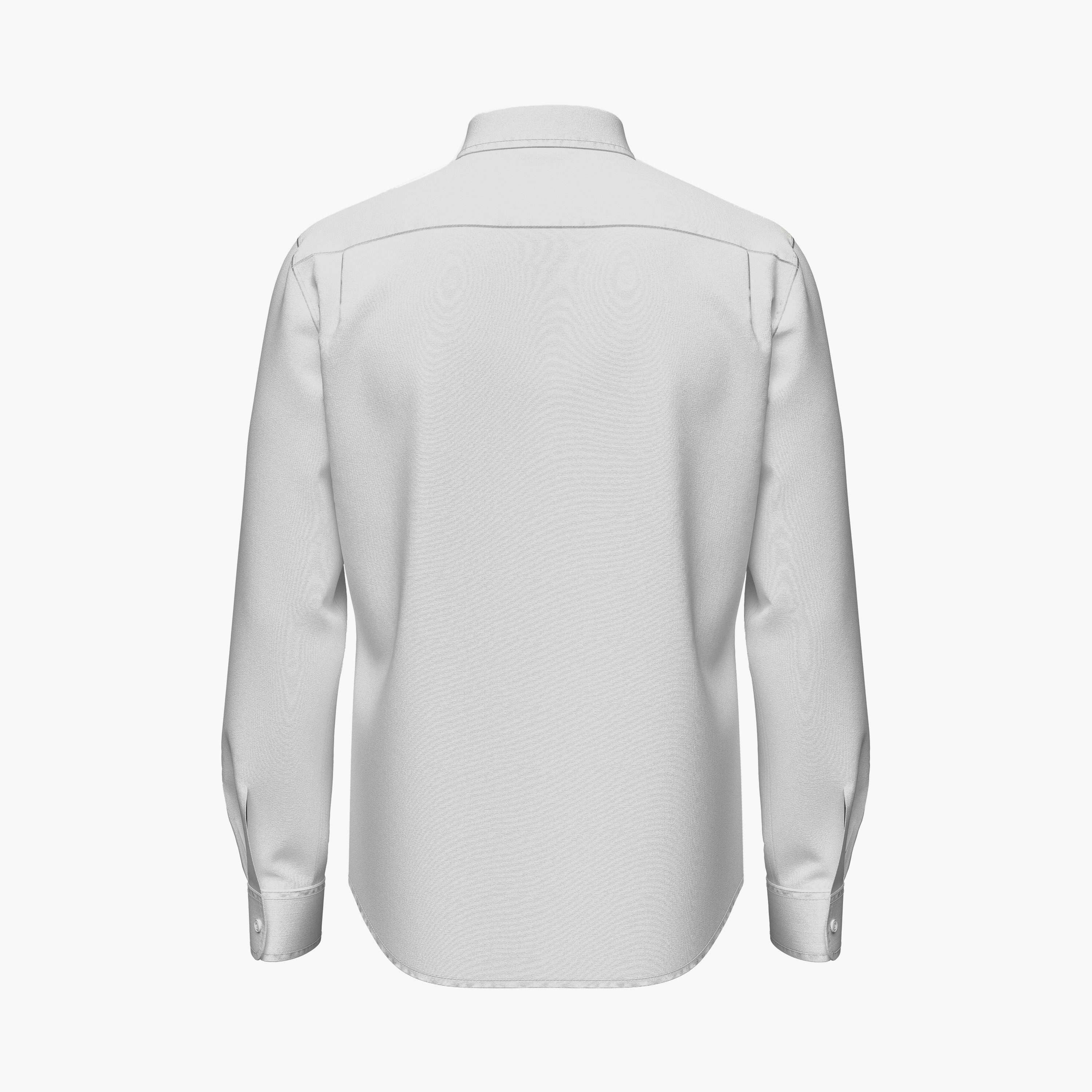 Levi's Plain Collared Long Sleeves Shirt with Patch Pocket-men-clothing-shirts-image-5