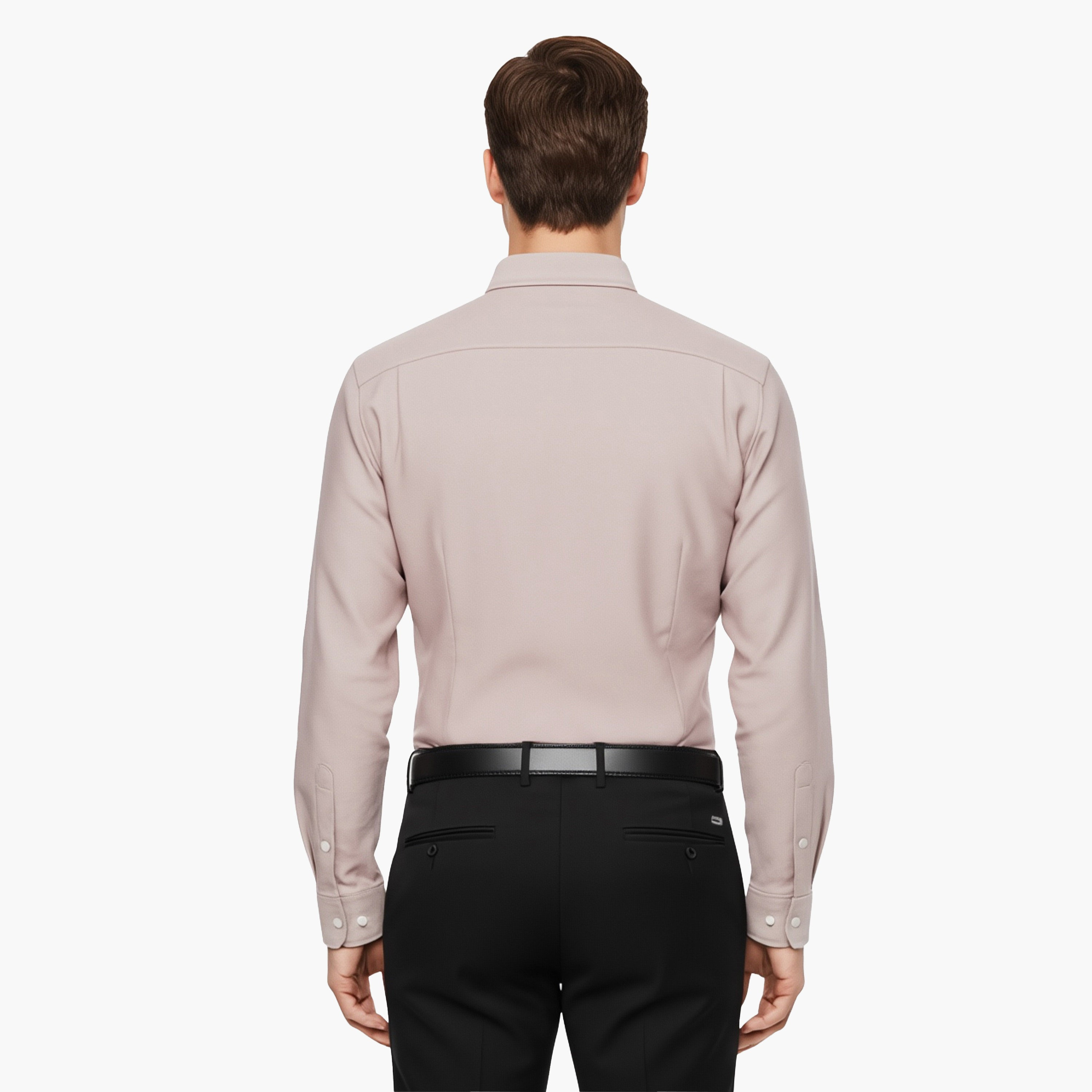 Levi's Plain Collared Long Sleeves Men's Shirt-men-clothing-shirts-image-4