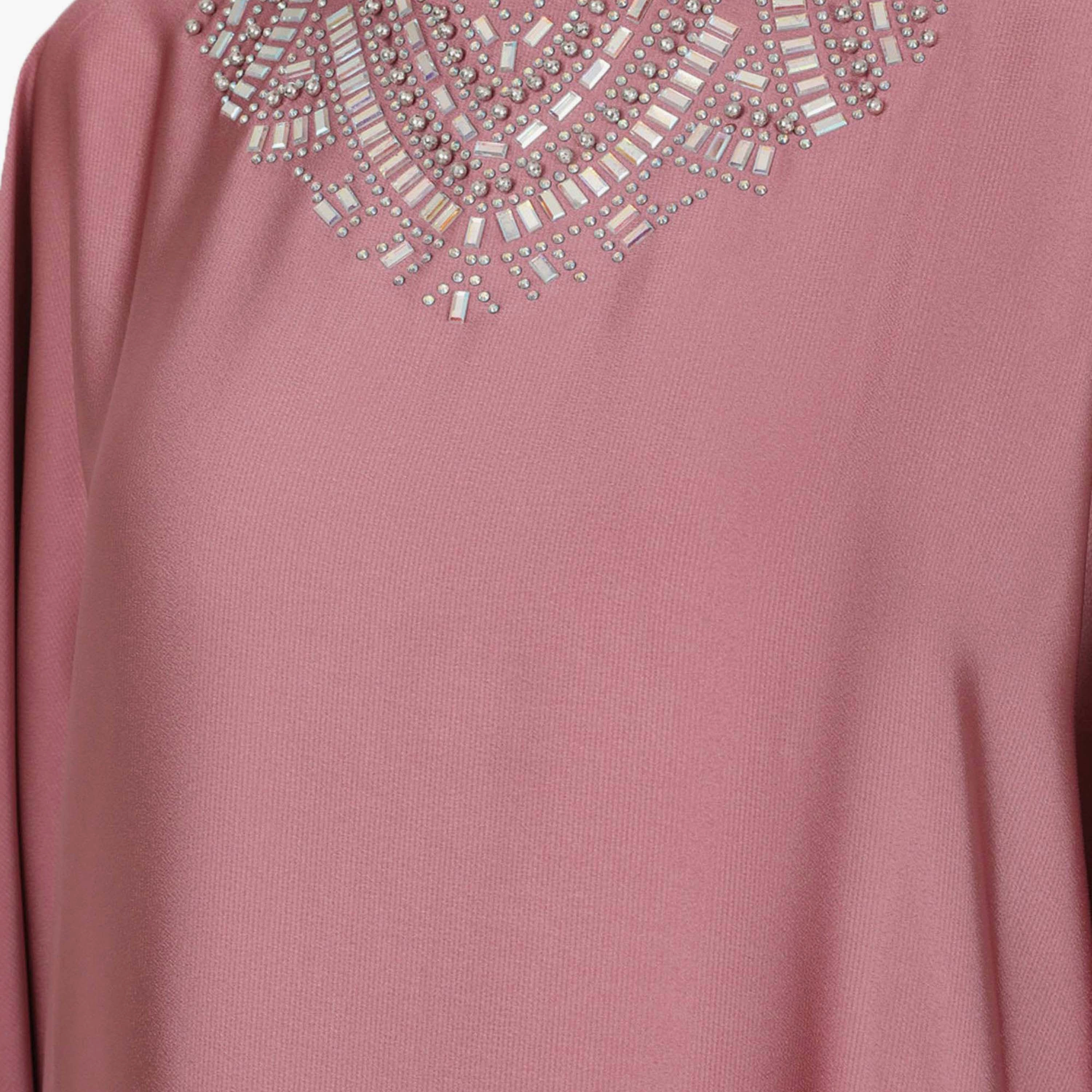 Modanisa Stone Work Abaya-women-arabicclothing-abayas-image-4