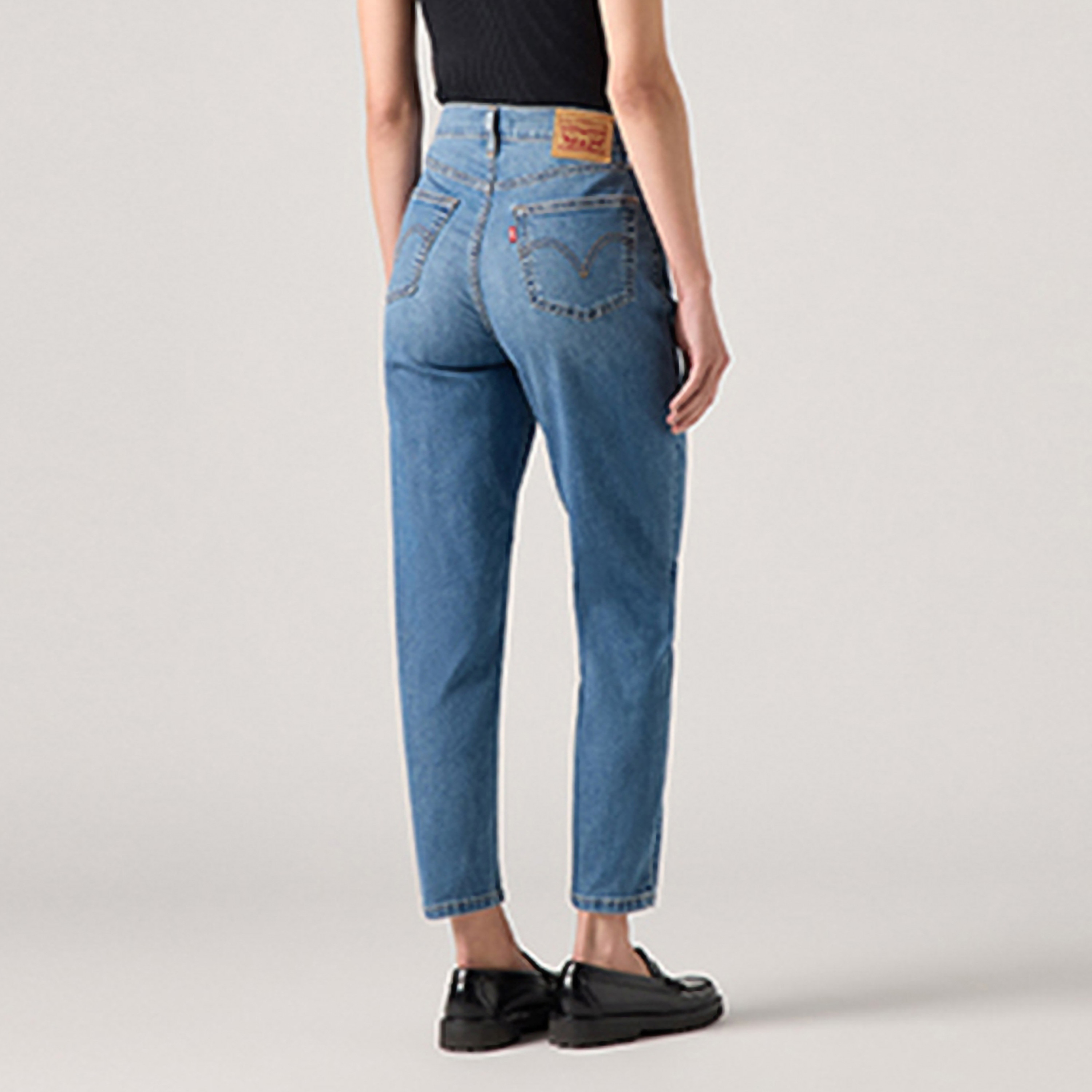 بنطلون جينز نسائي من ليفايس بخصر عالٍ ومقاس متوسط ​​الطول، بمقاس داخلي 30-women-clothing-bottoms-jeans-image-4