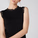 Elle Embellished Sleeveless Top with Round Neck and Lace Detail-Shirts & Blouses-thumbnailMobile-2