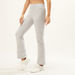 Kappa Textured Full Length Pants with Elasticised Waistband-Bottoms-thumbnailMobile-0