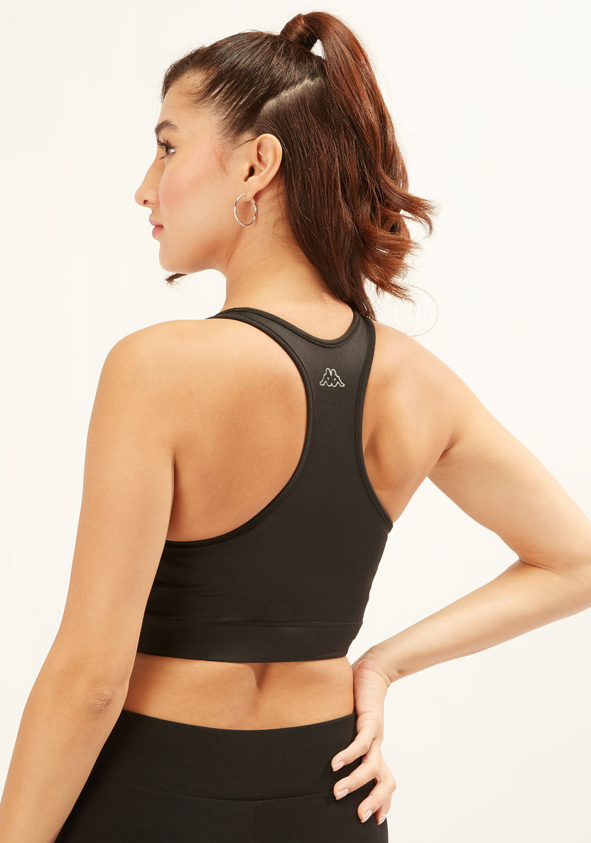 Kappa Sports Bra with Scoop Neck and Racer Back-Bras-image-3