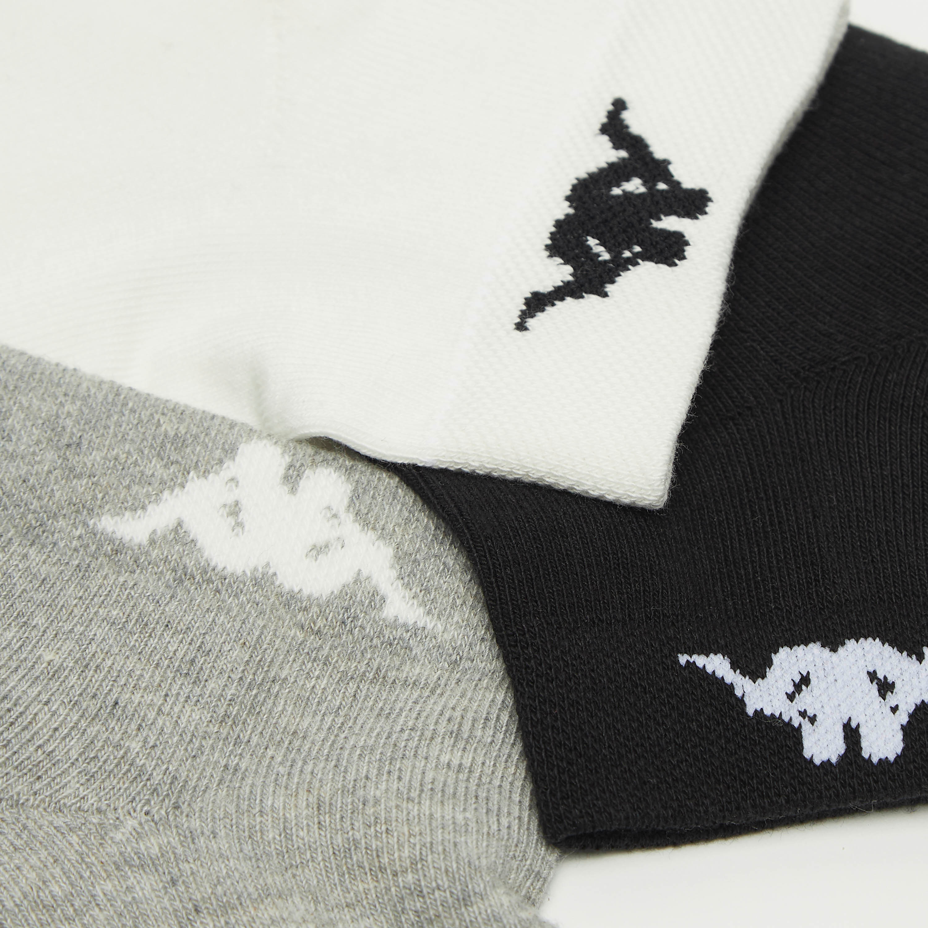Set of 3 - Kappa Assorted Ankle Length Socks with Antibacterial Protection-men-clothing-sportswearandactivewear-accessories-image-4