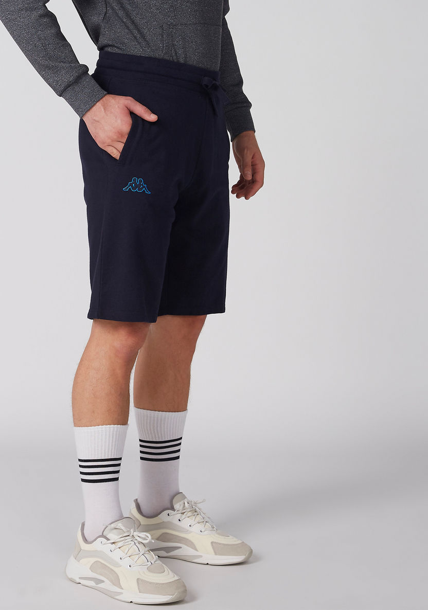 Kappa Pocket Detail Shorts with Elasticised Waistband and Drawstring-Shorts-image-2