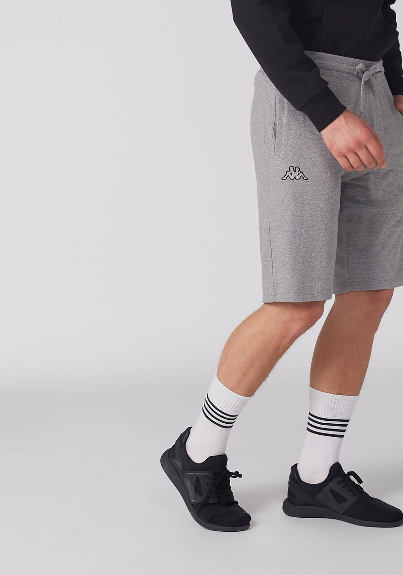 Kappa Pocket Detail Shorts with Elasticised Waistband and Drawstring-Shorts-image-0