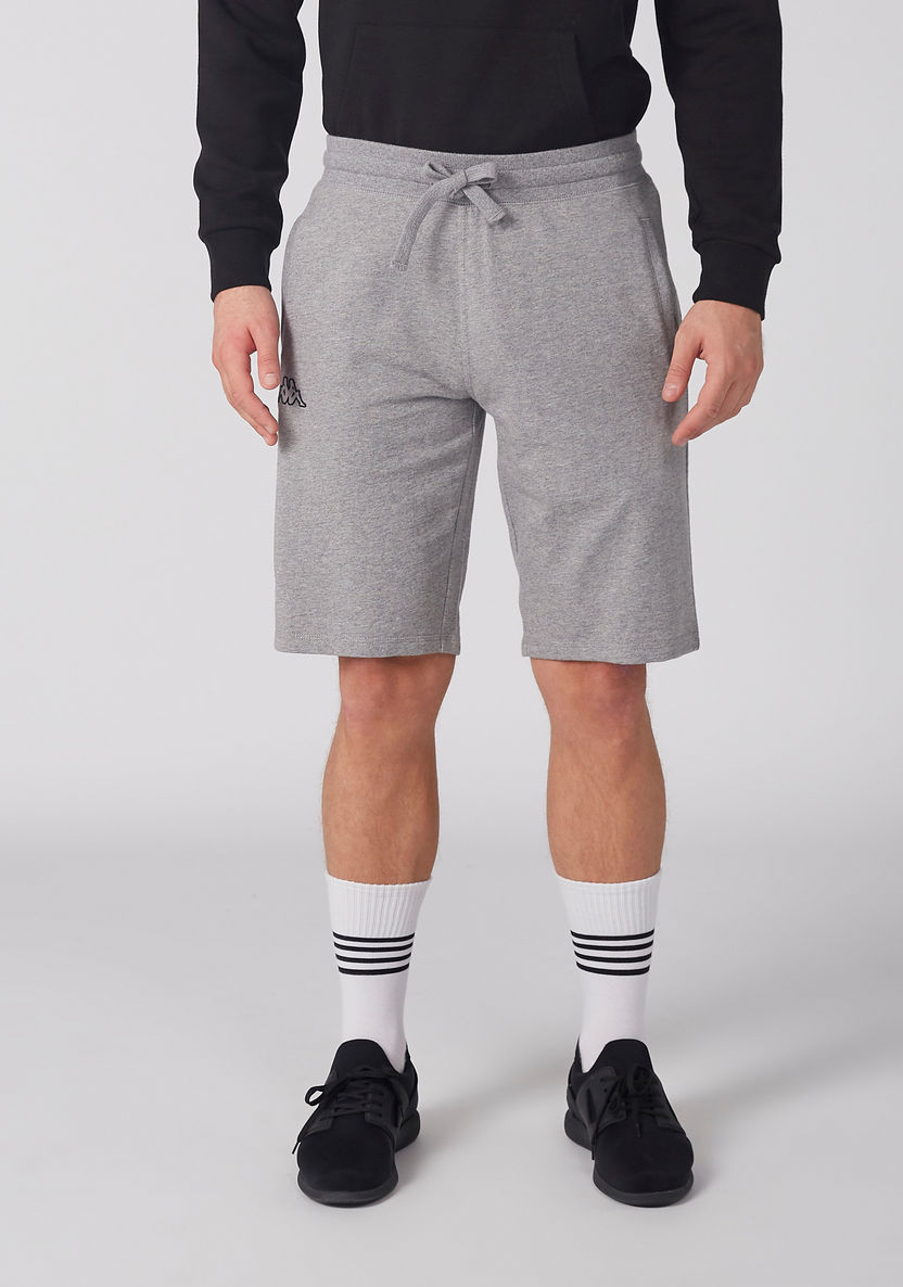 Kappa Pocket Detail Shorts with Elasticised Waistband and Drawstring-Shorts-image-2