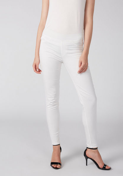Lee Cooper Pocket Detail Jeggings with Elasticised Waistband-Jeggings-image-1