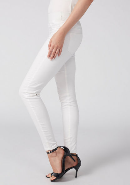 Lee Cooper Pocket Detail Jeggings with Elasticised Waistband-Jeggings-image-2