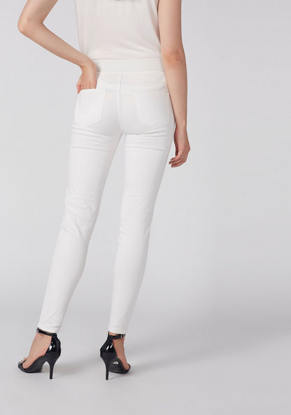 Lee Cooper Pocket Detail Jeggings with Elasticised Waistband-Jeggings-image-4