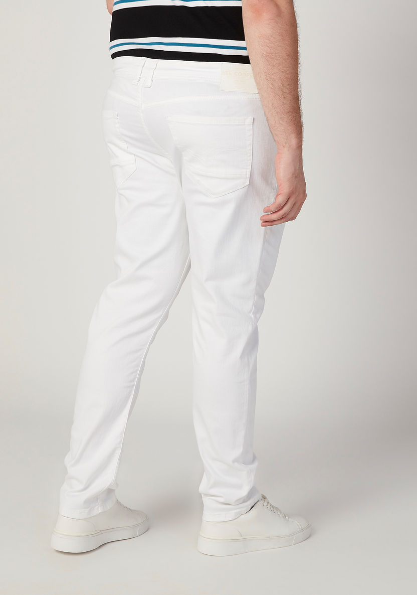 Lee Cooper Plain Jeans with Pocket Detail and Belt Loops-Jeans-image-3