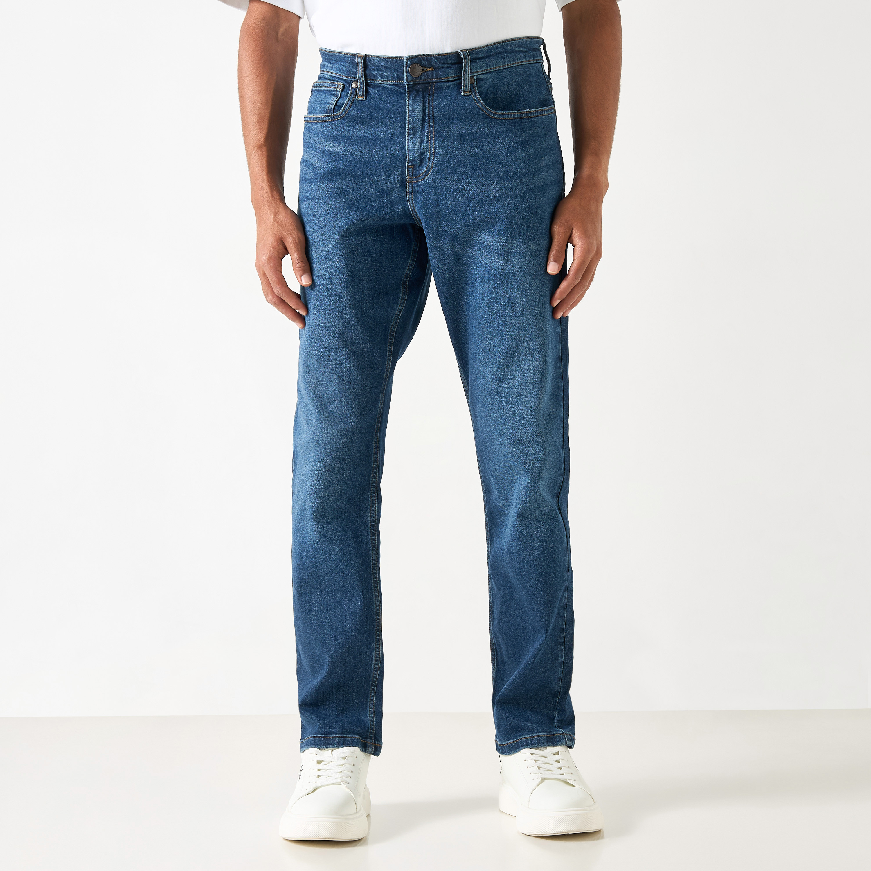 Buy Denim Blue Jeans for Men by LEE COOPER Online | Ajio.com