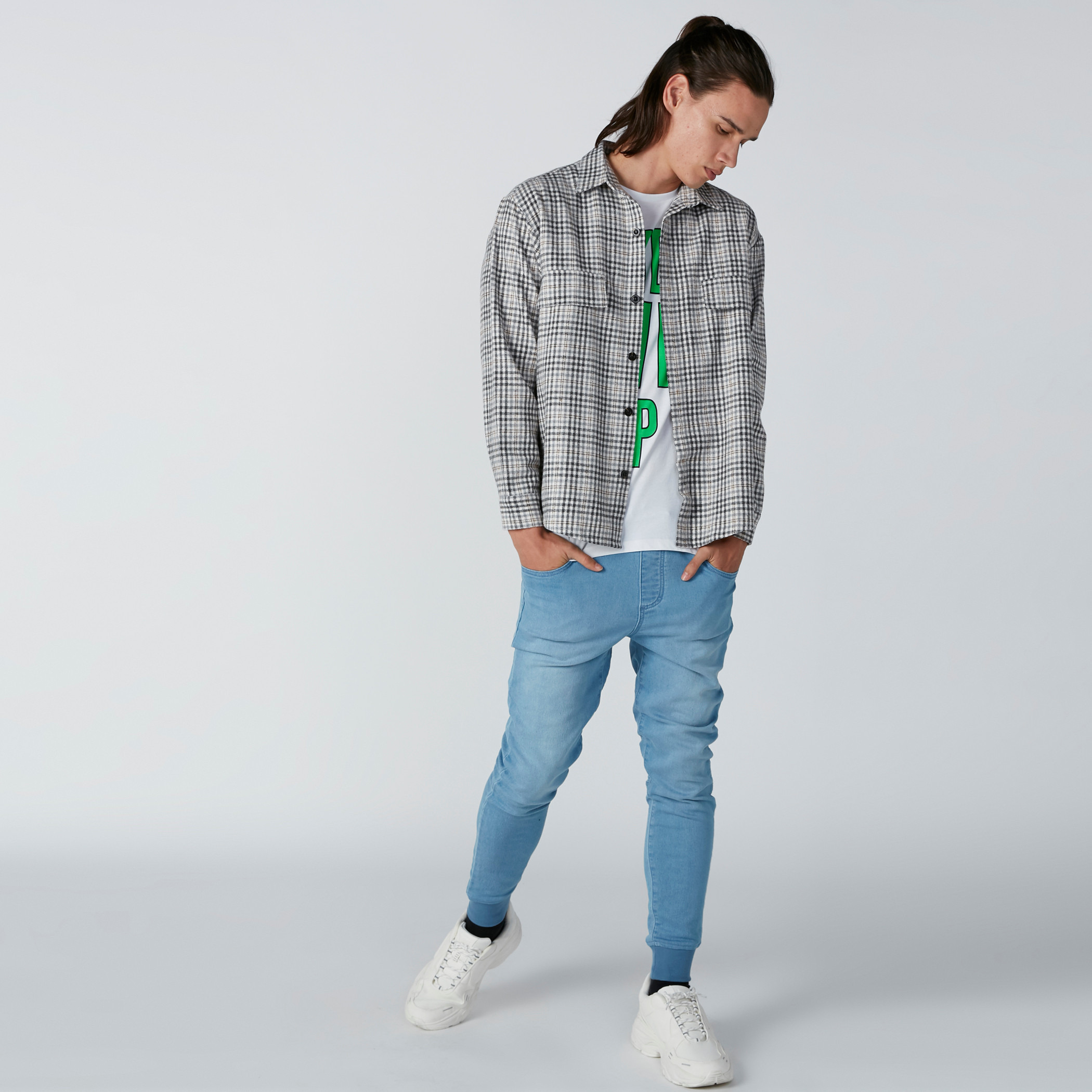 بنطال رياضي دينم بجيوب ورباط من لي كوبر-men-clothing-bottoms-joggers-image-3