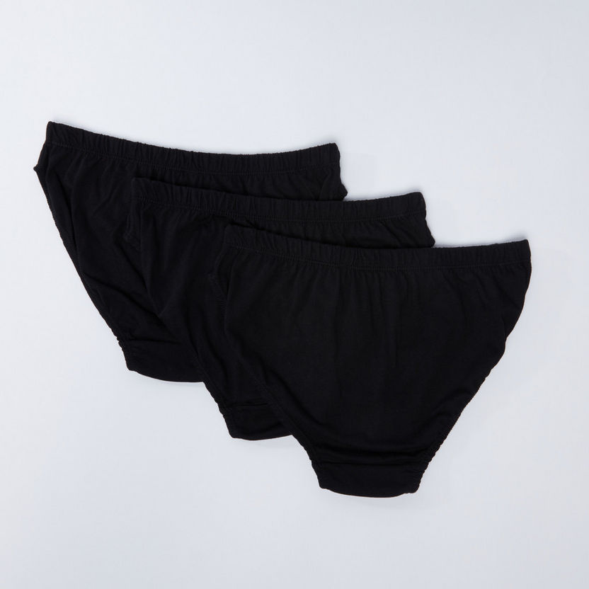 Briefs with Elasticised Waistband - Set of 3-Underwear-image-1