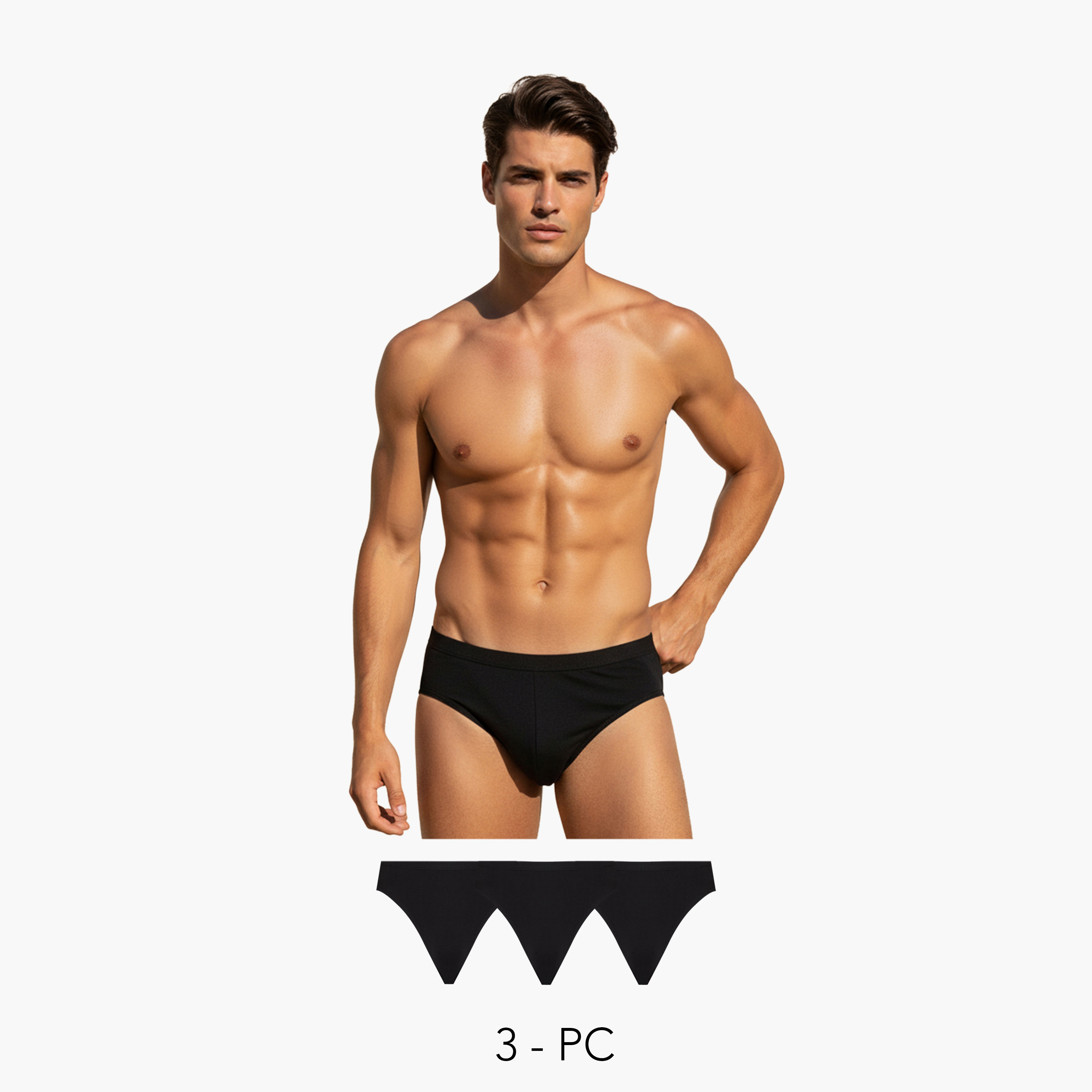 طقم سراويل داخلية 3 قطع متنوعة بخصر مطّاطي-men-clothing-innerwear-underwear-image-1