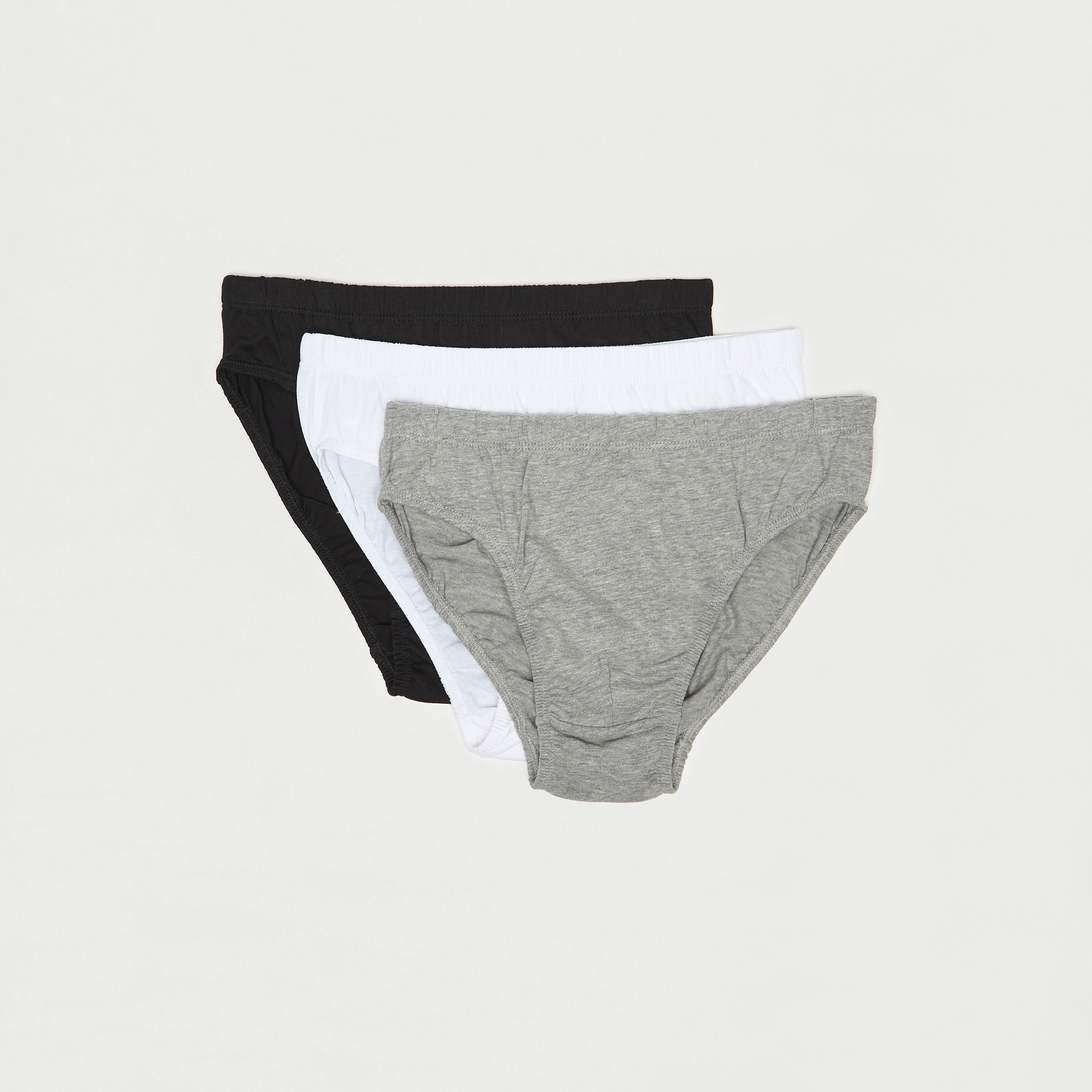 Buy Men s Assorted Briefs with Elasticised Waistband Set of 3